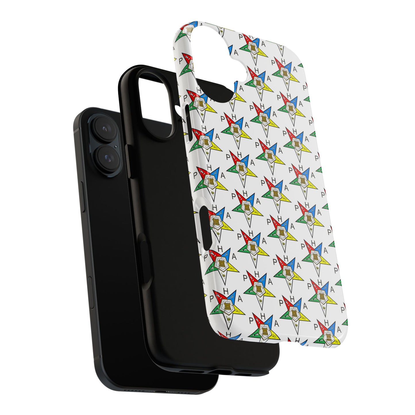 Colorful Phone Case for Tough Cases Lovers, Customizable Phone Accessories, Unique Gift, Durable Phone Cover, Fun Patterned Case