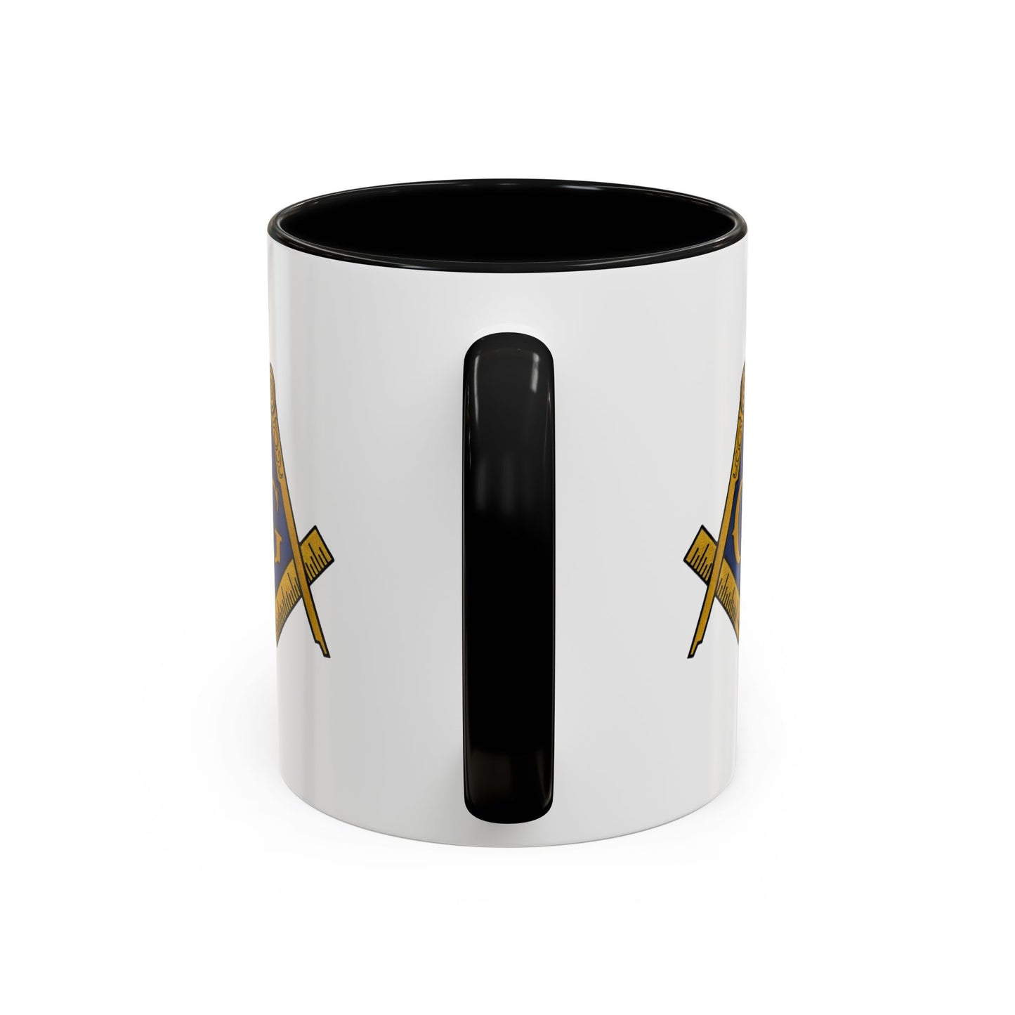 Masonic Accent Coffee Mug, Freemason Gift, Unique Coffee Cup, Fraternal Order Drinkware, Brotherhood Tea Mug