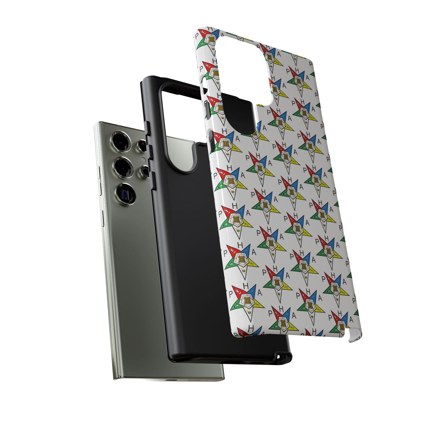 Colorful Phone Case for Tough Cases Lovers, Customizable Phone Accessories, Unique Gift, Durable Phone Cover, Fun Patterned Case