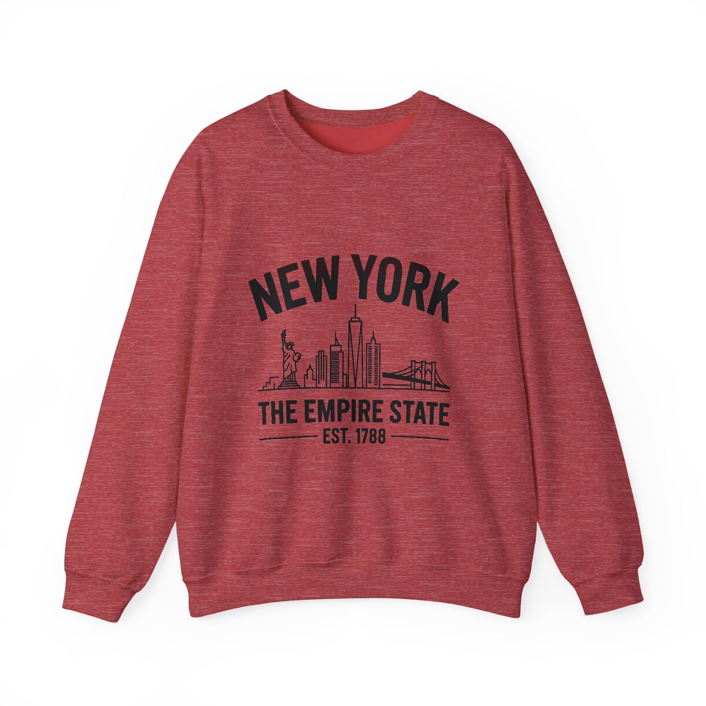 New York Skyline Crewneck Sweatshirt, Cozy NYC Apparel, Unisex Sweatshirt, Travel Souvenir, Urban Fashion, Gift for New Yorkers