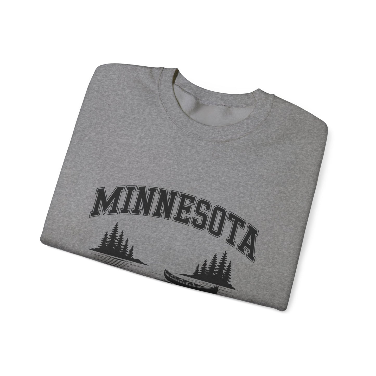 Minnesota Vintage Crewneck Sweatshirt, Cozy Sweatshirt, Gift for Travelers, Lake Life Apparel, Unisex Pullover