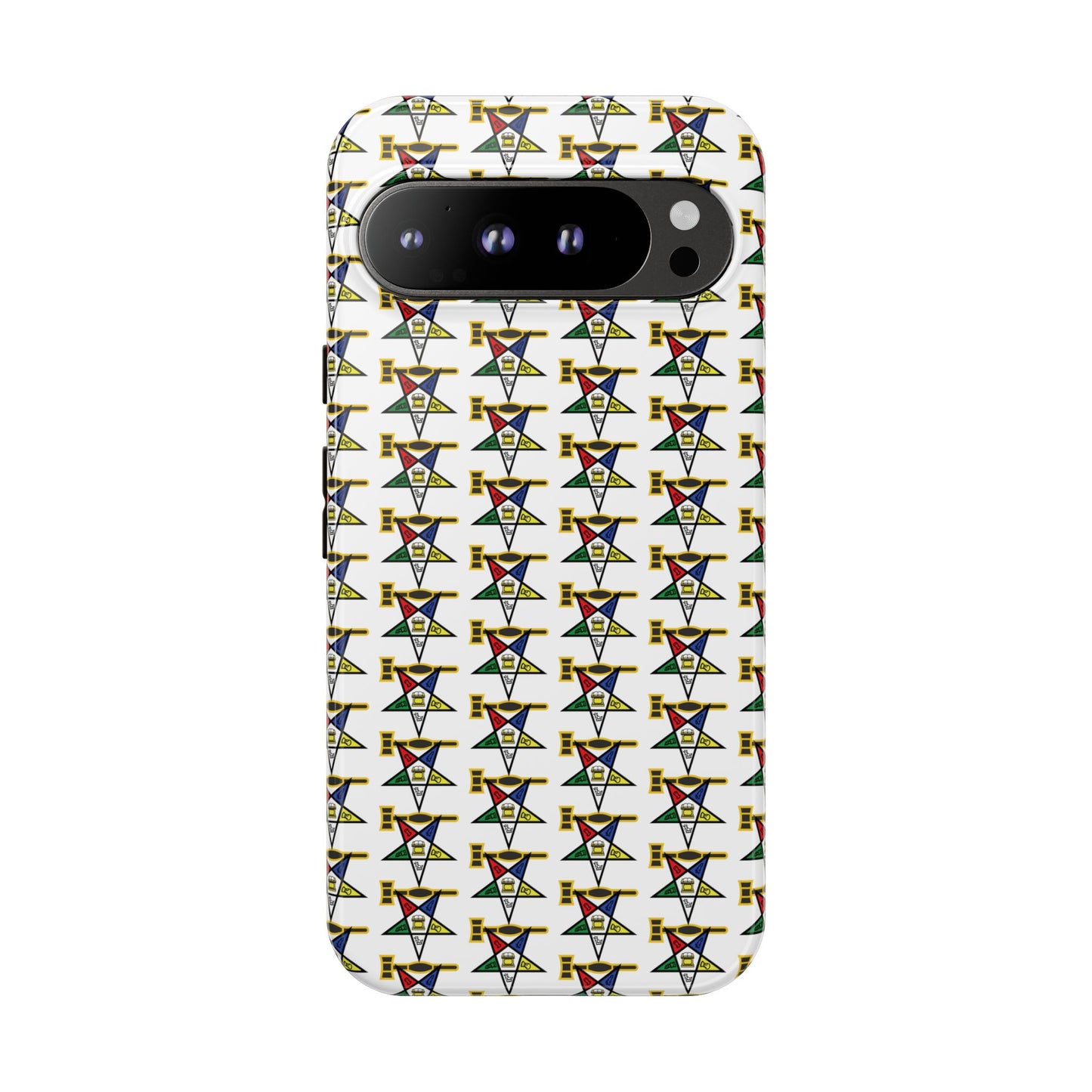 Tough Cases iPhone Case, Colorful Geometric Phone Cover, Unique Gift for Tech Lovers, Durable Phone Accessories, Trendy Phone Protector