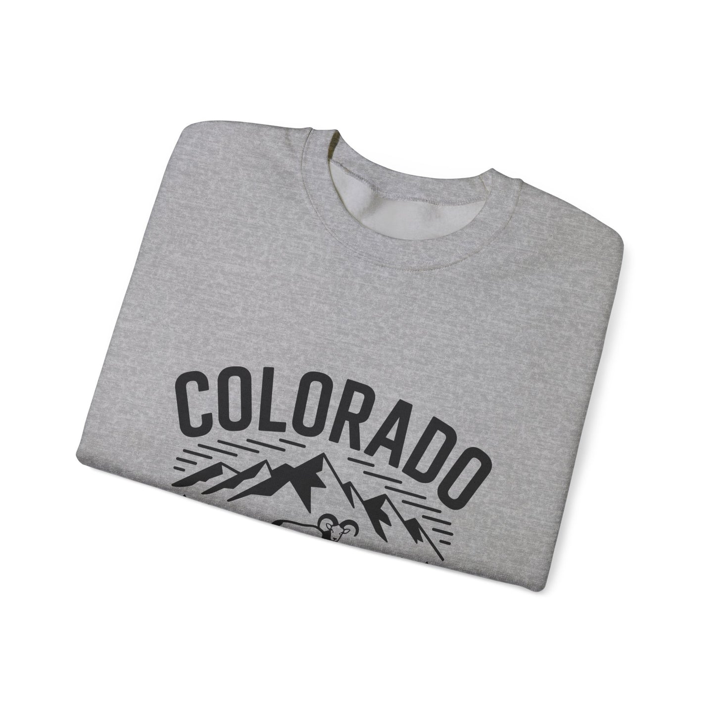 Colorado Adventure Crewneck Sweatshirt - Cozy State Pride Apparel for Outdoor Lovers, Gifts for Tourists & Nature Enthusiasts