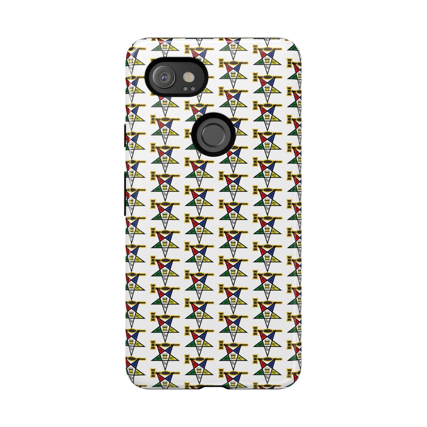 Tough Cases iPhone Case, Colorful Geometric Phone Cover, Unique Gift for Tech Lovers, Durable Phone Accessories, Trendy Phone Protector