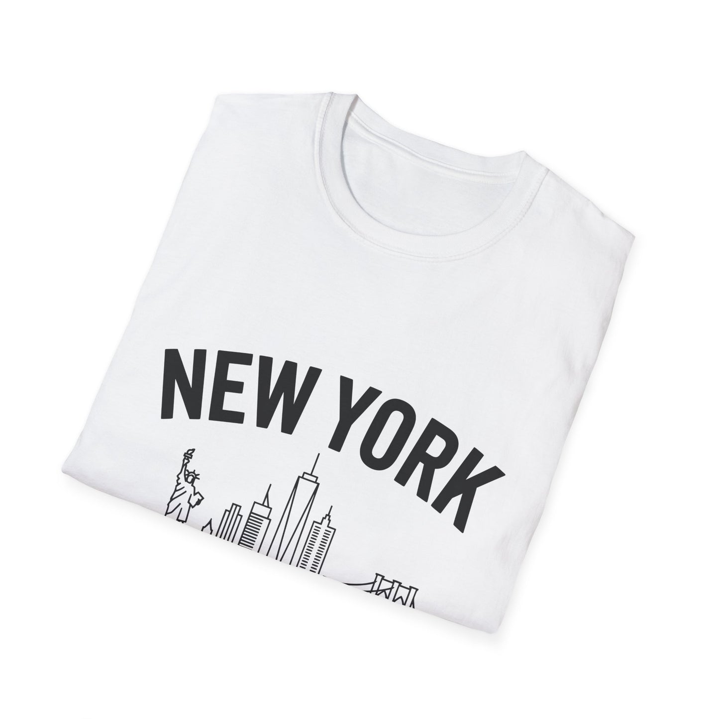 New York Skyline Unisex T-Shirt, NYC Shirt, Empire State Tee, Travel Souvenir, Urban Apparel