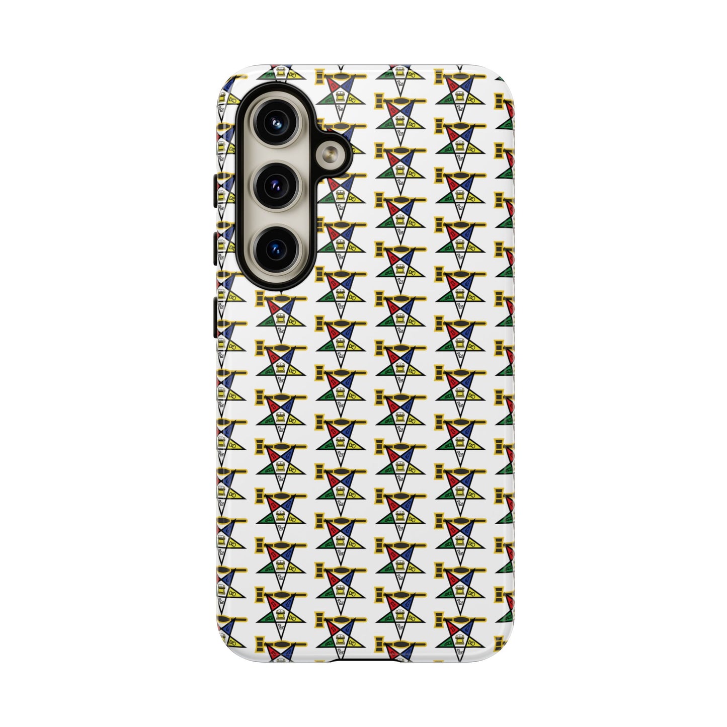 Tough Cases iPhone Case, Colorful Geometric Phone Cover, Unique Gift for Tech Lovers, Durable Phone Accessories, Trendy Phone Protector