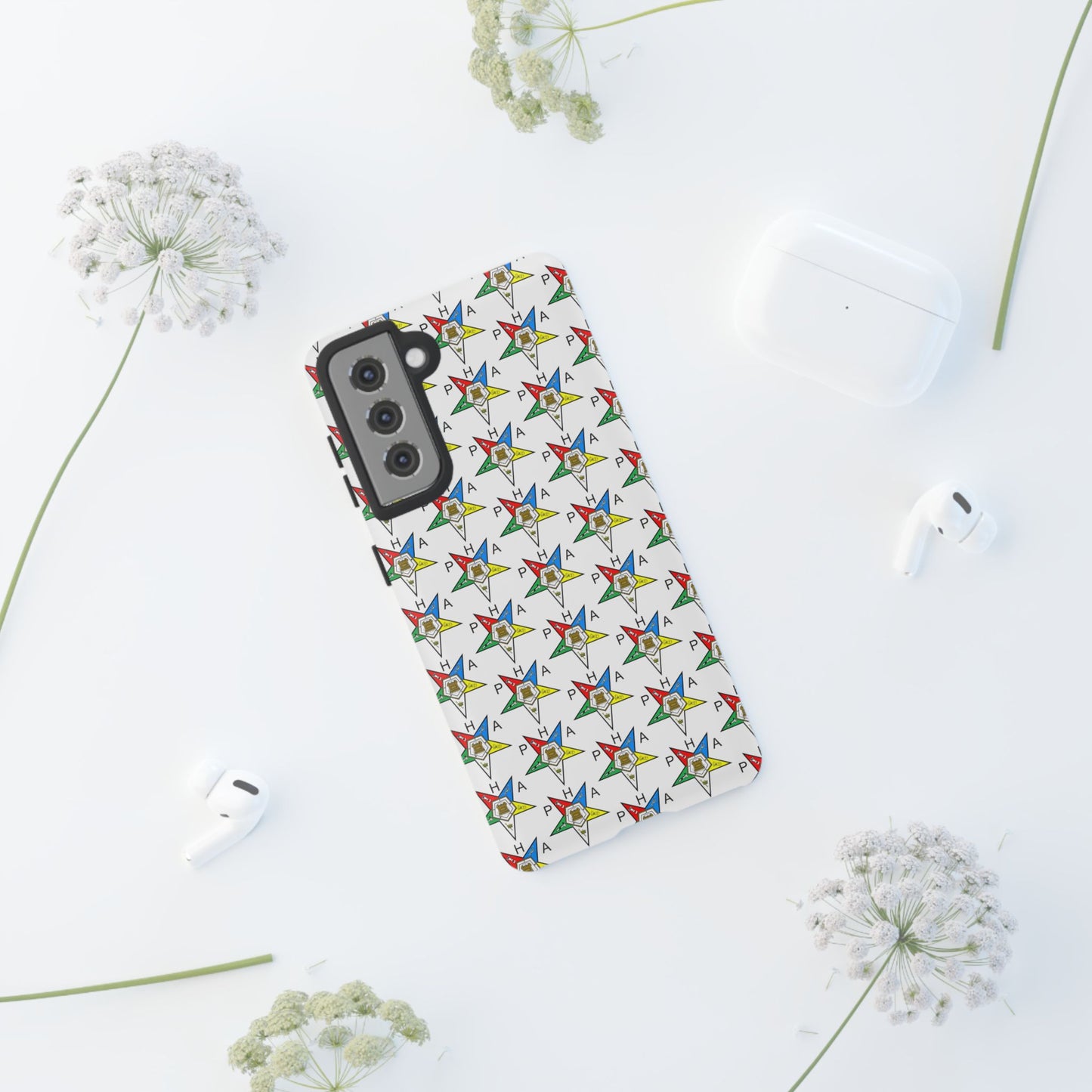 Colorful Phone Case for Tough Cases Lovers, Customizable Phone Accessories, Unique Gift, Durable Phone Cover, Fun Patterned Case