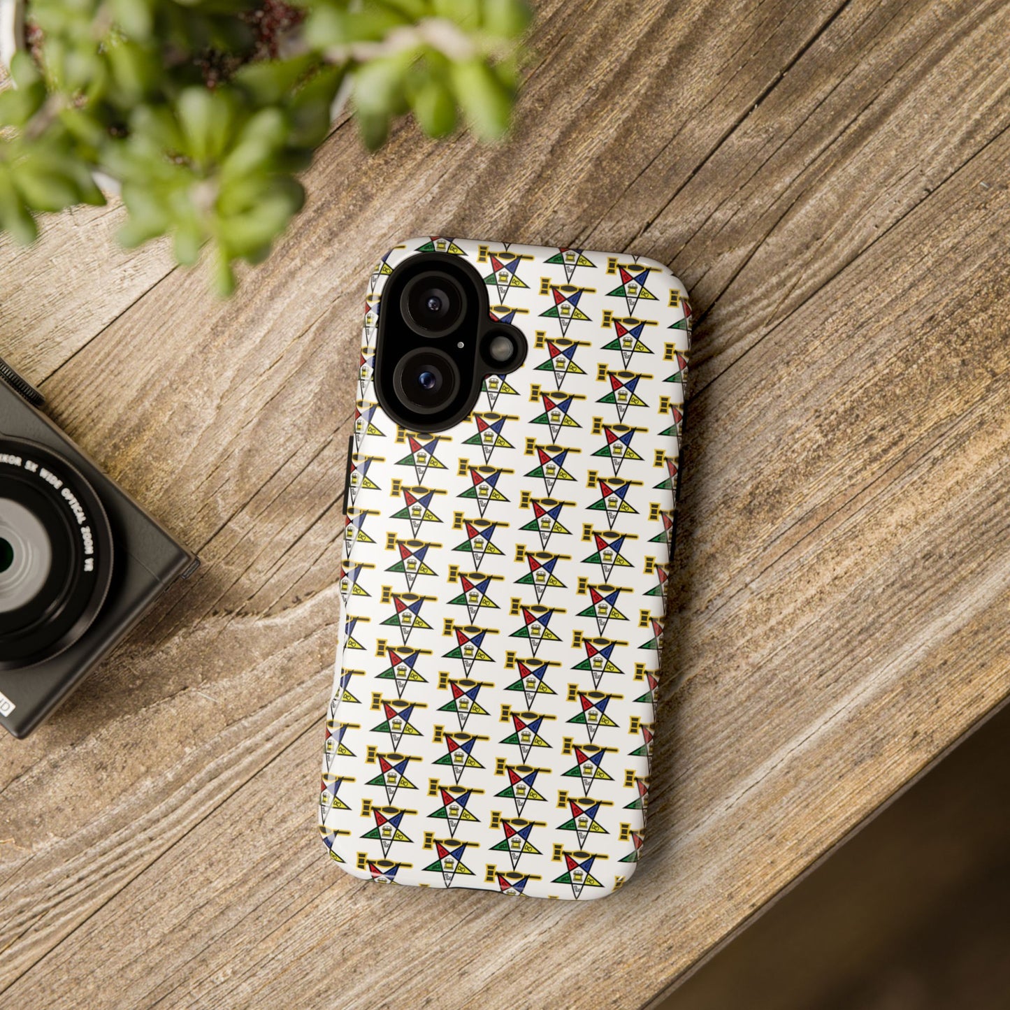 Tough Cases iPhone Case, Colorful Geometric Phone Cover, Unique Gift for Tech Lovers, Durable Phone Accessories, Trendy Phone Protector