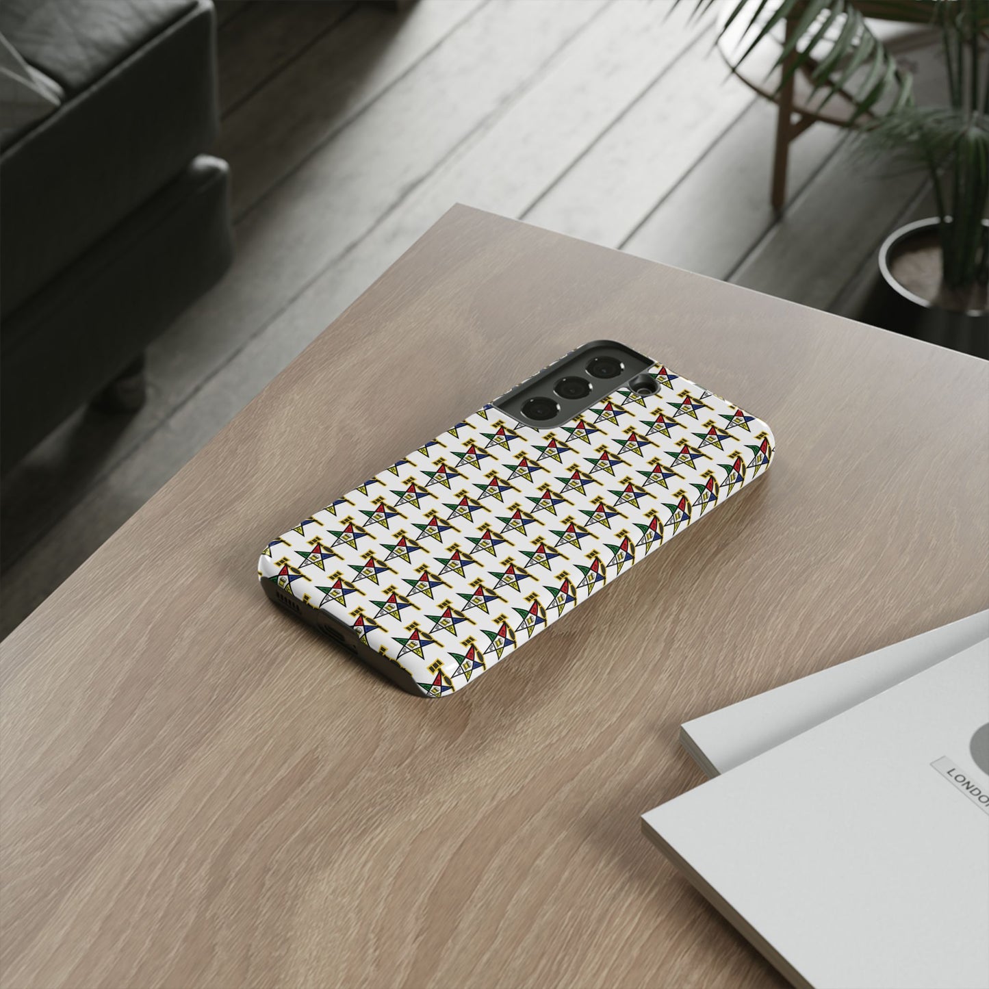 Tough Cases iPhone Case, Colorful Geometric Phone Cover, Unique Gift for Tech Lovers, Durable Phone Accessories, Trendy Phone Protector