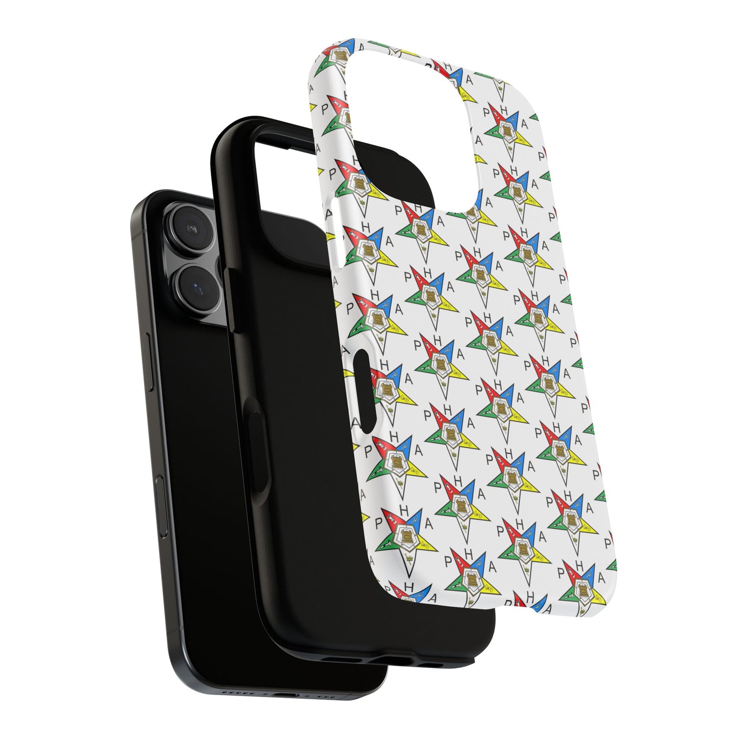 Colorful Phone Case for Tough Cases Lovers, Customizable Phone Accessories, Unique Gift, Durable Phone Cover, Fun Patterned Case