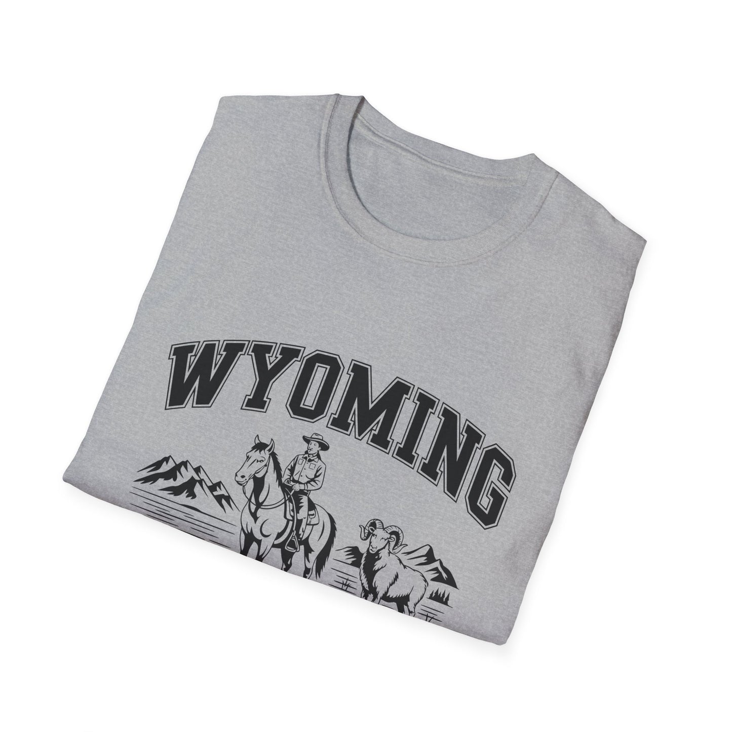 Wyoming Cowboy State T-Shirt | Vintage Western Tee, Gift for Cowboys, Travel Souvenir, Casual Outfit, Americana Style