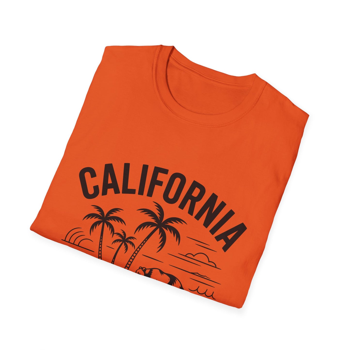 California Inspired Unisex T-Shirt, Softstyle Tee, Vintage California Tee, Travel Gift, Summer Fashion, Beachwear, Casual Wear