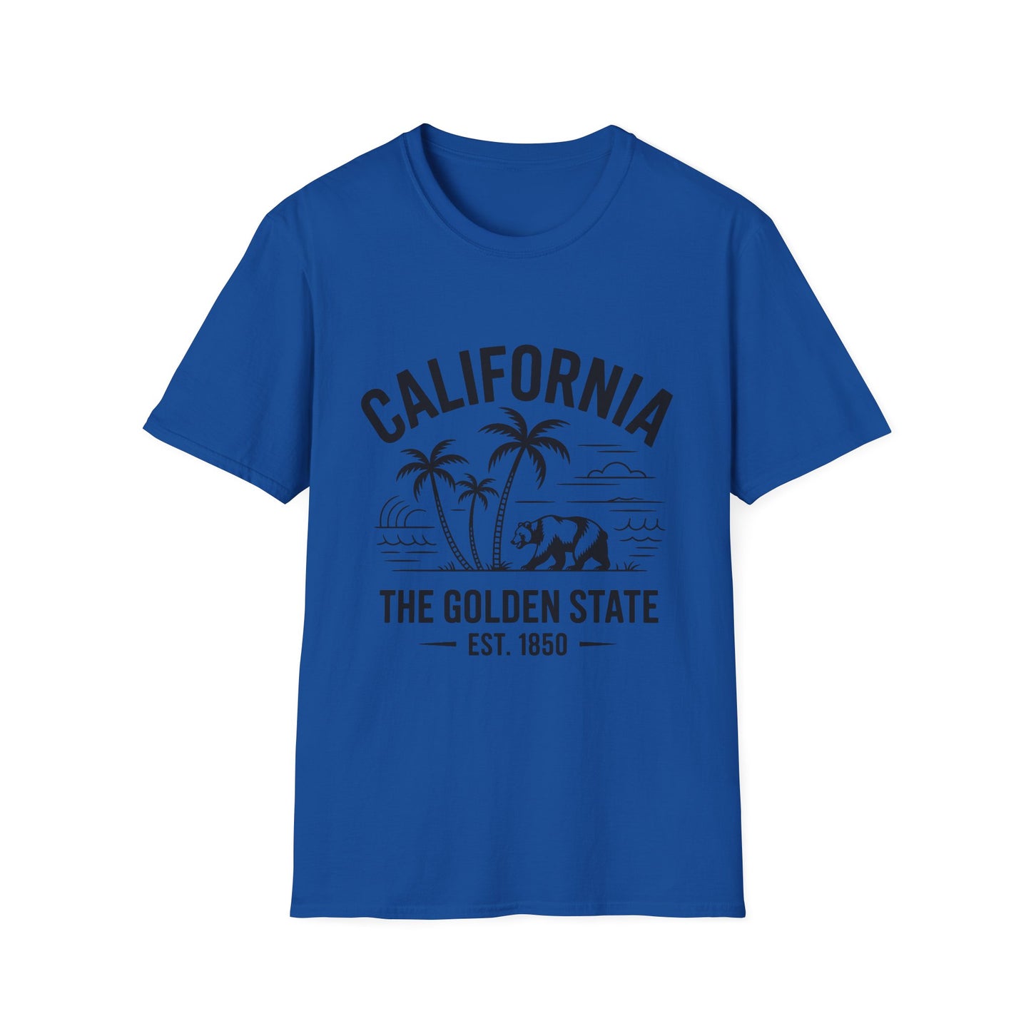 California Inspired Unisex T-Shirt, Softstyle Tee, Vintage California Tee, Travel Gift, Summer Fashion, Beachwear, Casual Wear