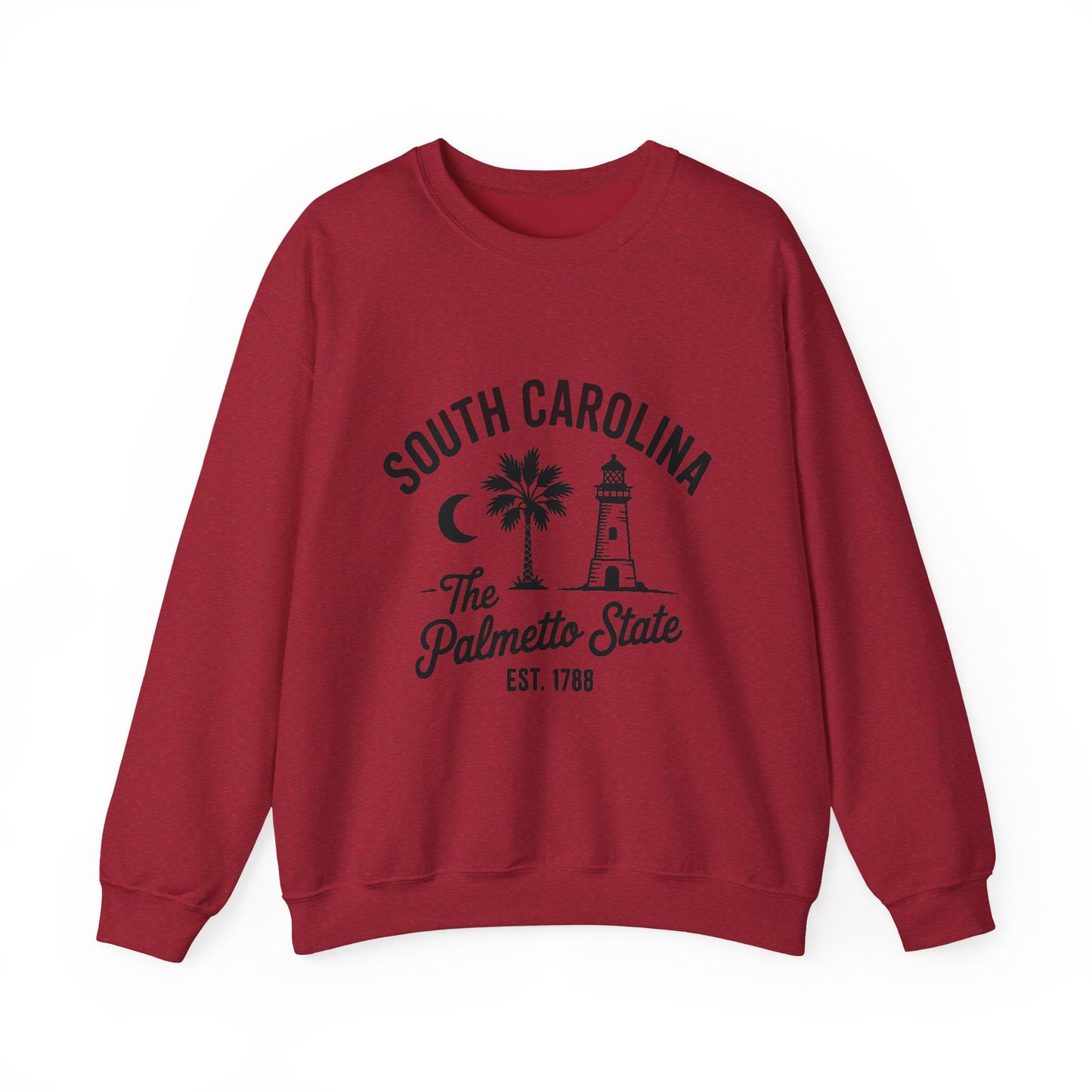 South Carolina Crewneck Sweatshirt | Cozy Unisex Sweatshirt for State Pride, Travel, Gifts, Holidays, Casual Wear