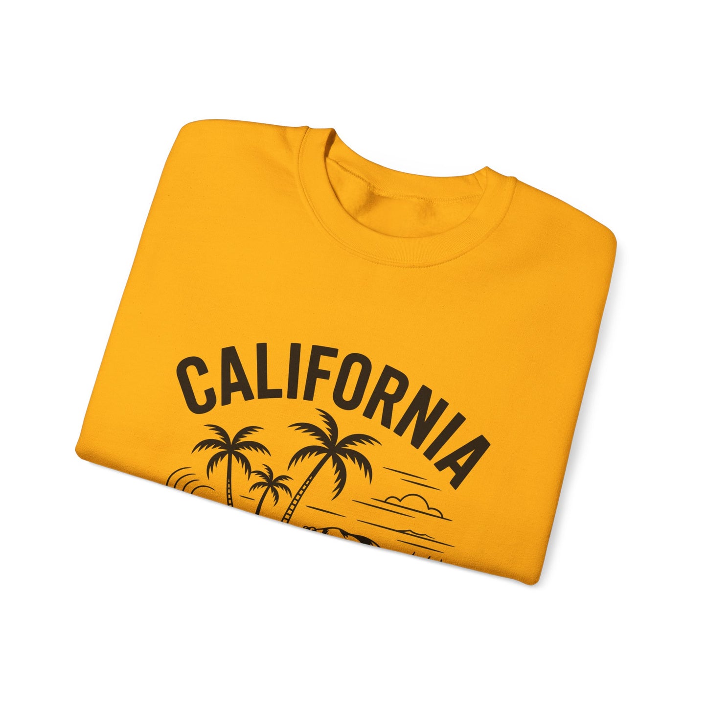 California Crewneck Sweatshirt, Cozy California Sweatshirt, Unisex Crewneck, Retro Gift, Casual Wear, Gift for Travel Lovers