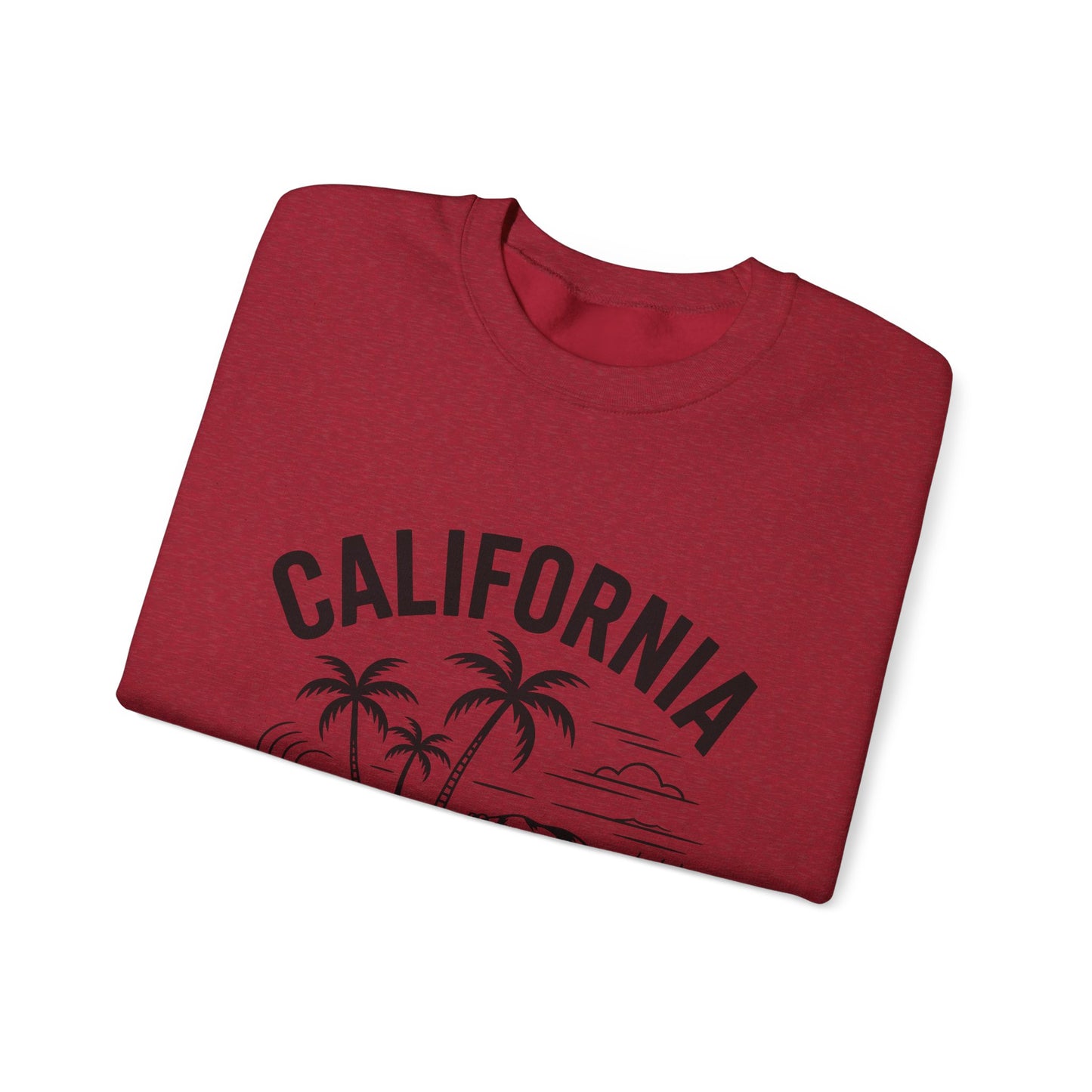 California Crewneck Sweatshirt, Cozy California Sweatshirt, Unisex Crewneck, Retro Gift, Casual Wear, Gift for Travel Lovers