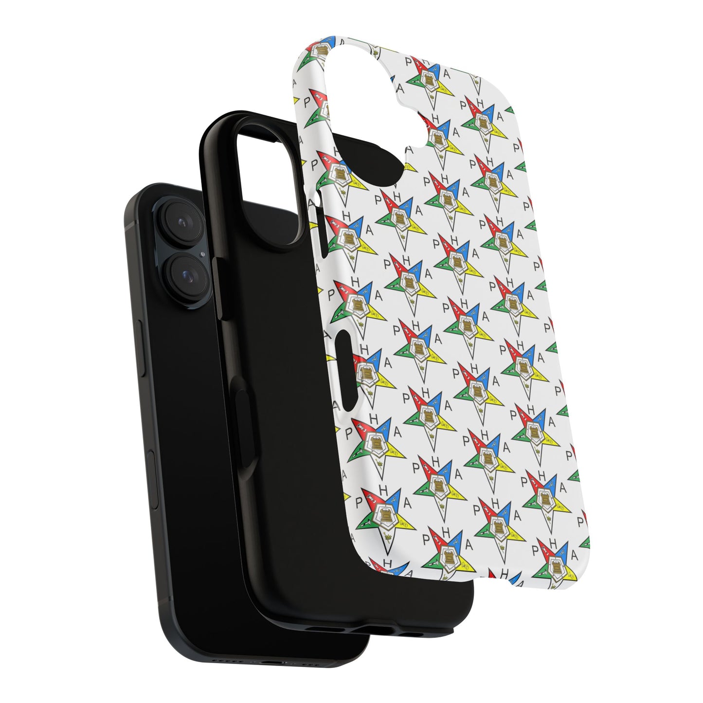 Colorful Phone Case for Tough Cases Lovers, Customizable Phone Accessories, Unique Gift, Durable Phone Cover, Fun Patterned Case