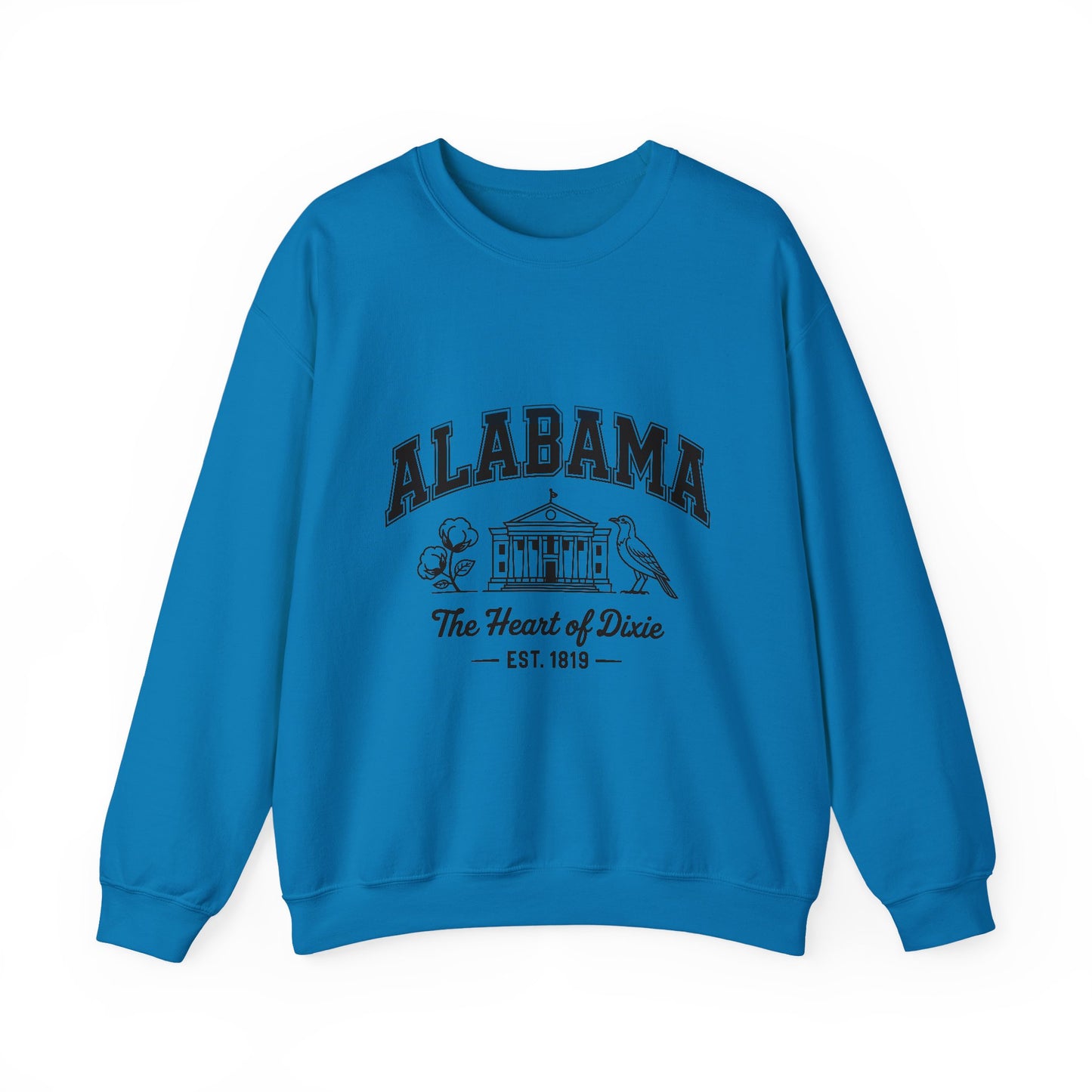 Southern Pride Alabama Crewneck Sweatshirt | Casual Wear, Gift for Alabama Fans, College Apparel, Unisex Sweatshirt, Cozy Outfit