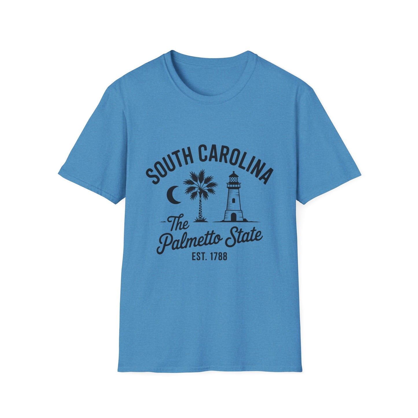 South Carolina Palmetto State T-Shirt, Cool State Pride Tee, Unisex Graphic Shirt, Vacation Souvenir Top, Gifts for Travelers