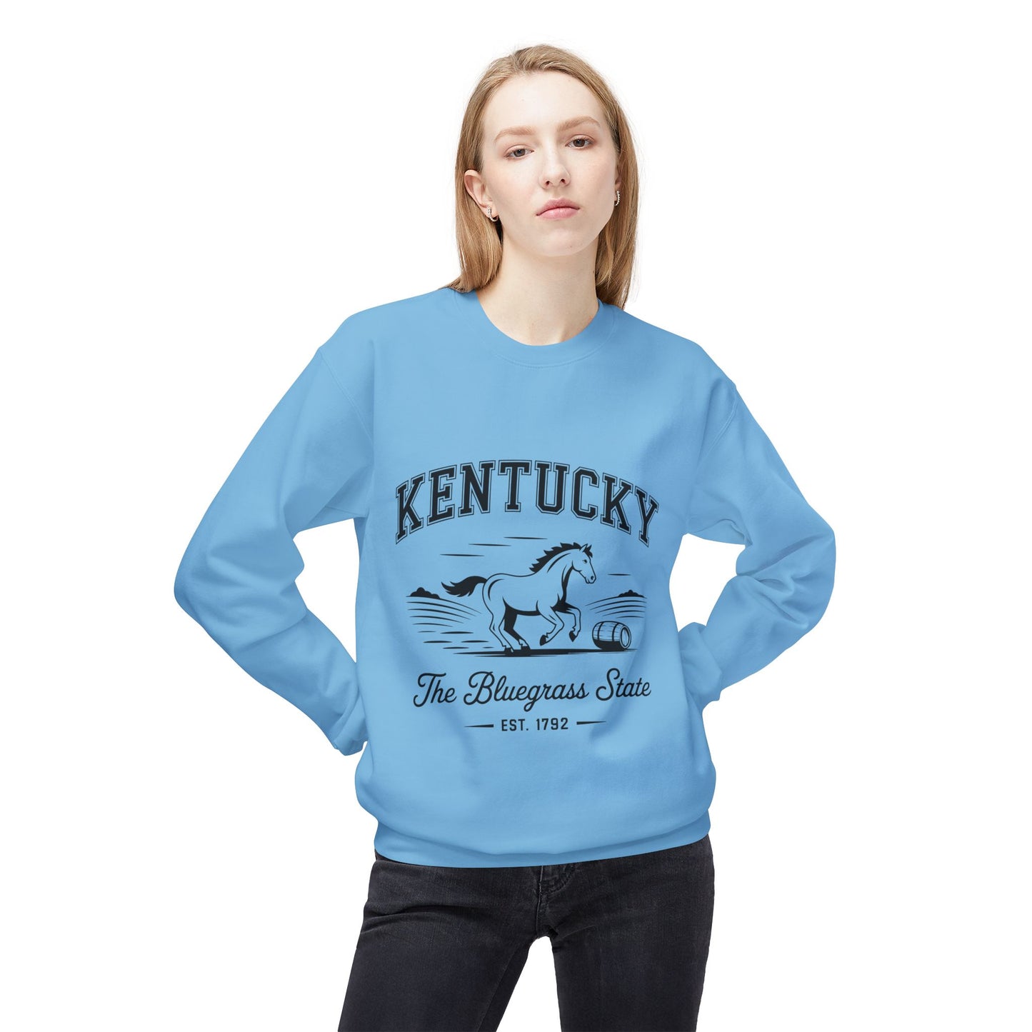 Kentucky Vintage Fleece Sweatshirt, Cozy Crewneck for Fans, Perfect for Gifts, Warm Fall Layer, Kentucky Pride Apparel