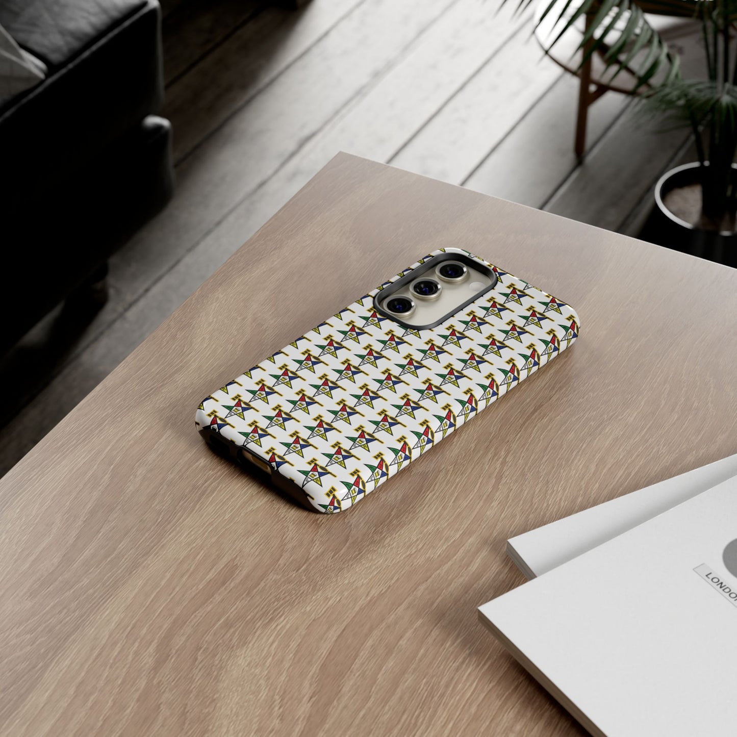 Tough Cases iPhone Case, Colorful Geometric Phone Cover, Unique Gift for Tech Lovers, Durable Phone Accessories, Trendy Phone Protector
