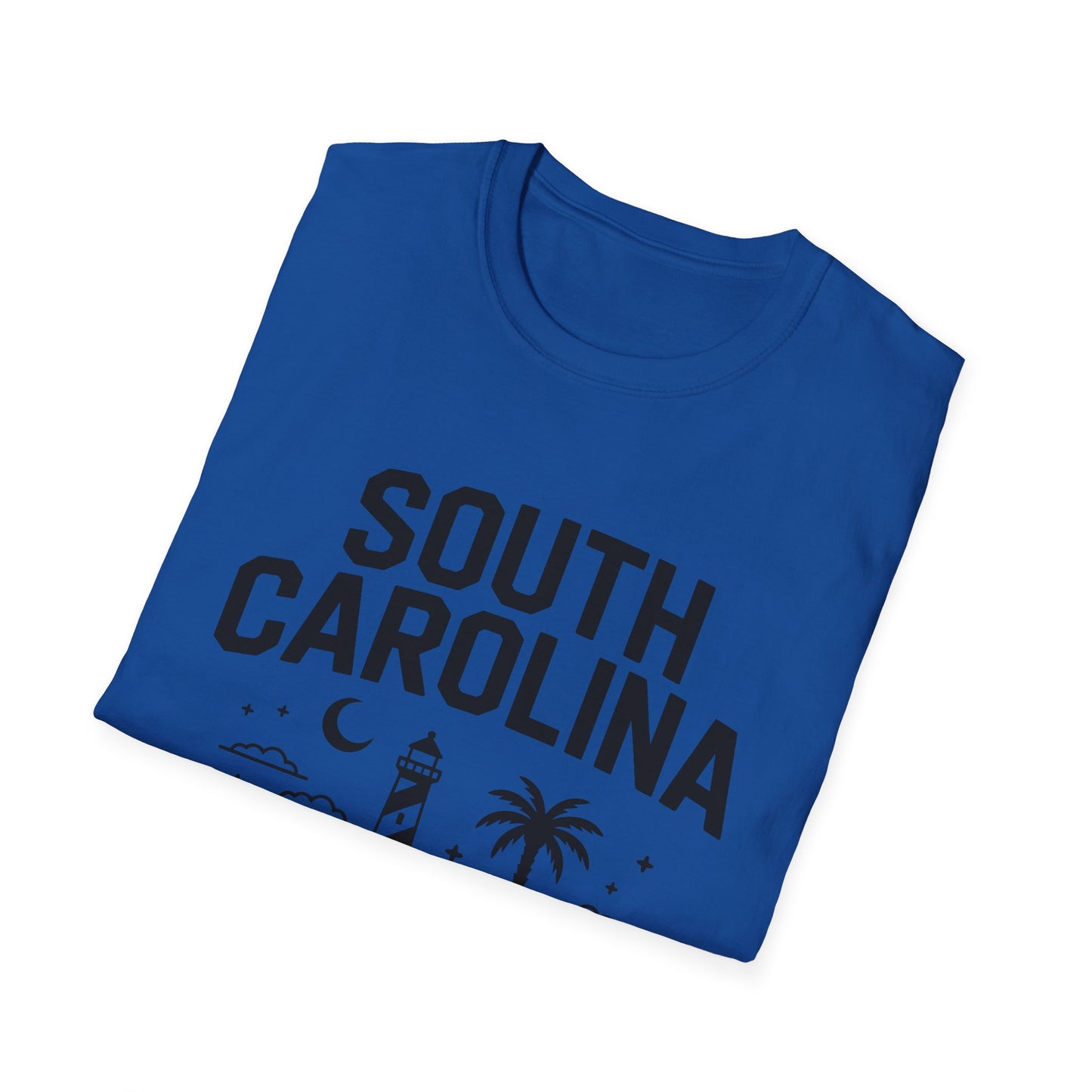 South Carolina Graphic T-Shirt, Casual Wear, Beach Vibes, State Pride Apparel, Travel Souvenir, Gift for Southerners