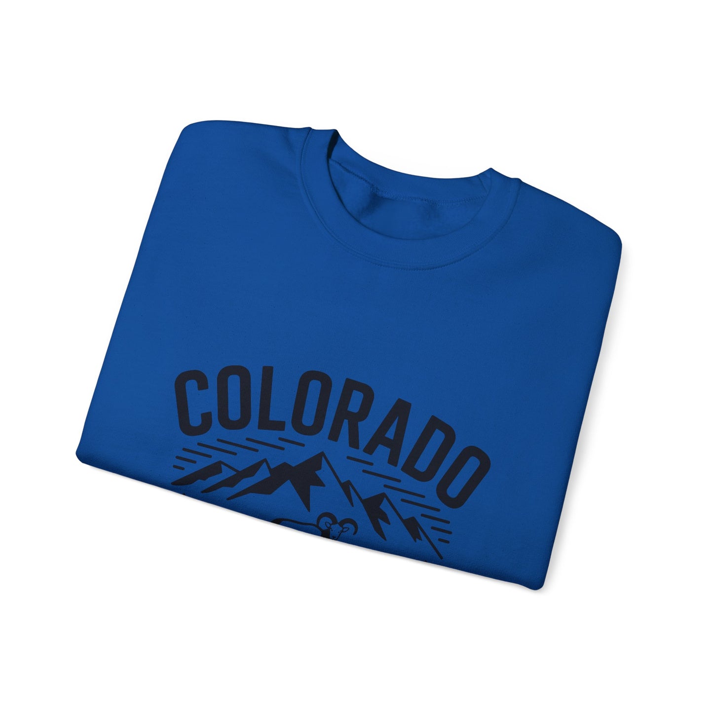 Colorado Adventure Crewneck Sweatshirt - Cozy State Pride Apparel for Outdoor Lovers, Gifts for Tourists & Nature Enthusiasts