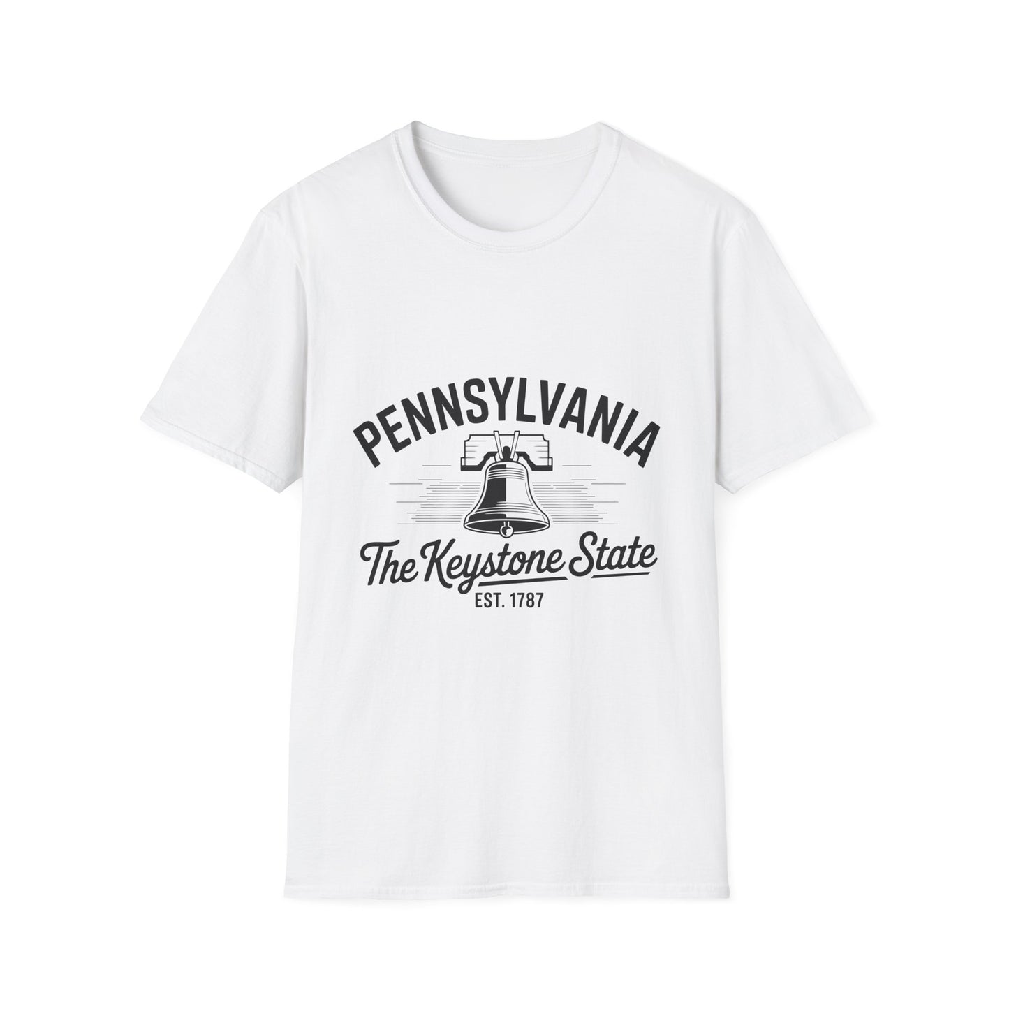 Pennsylvania Keystone State T-Shirt, Unisex Tee, Travel Souvenir, State Pride, Gift for Pennsylvanians, Casual Wear, Summer Fashion