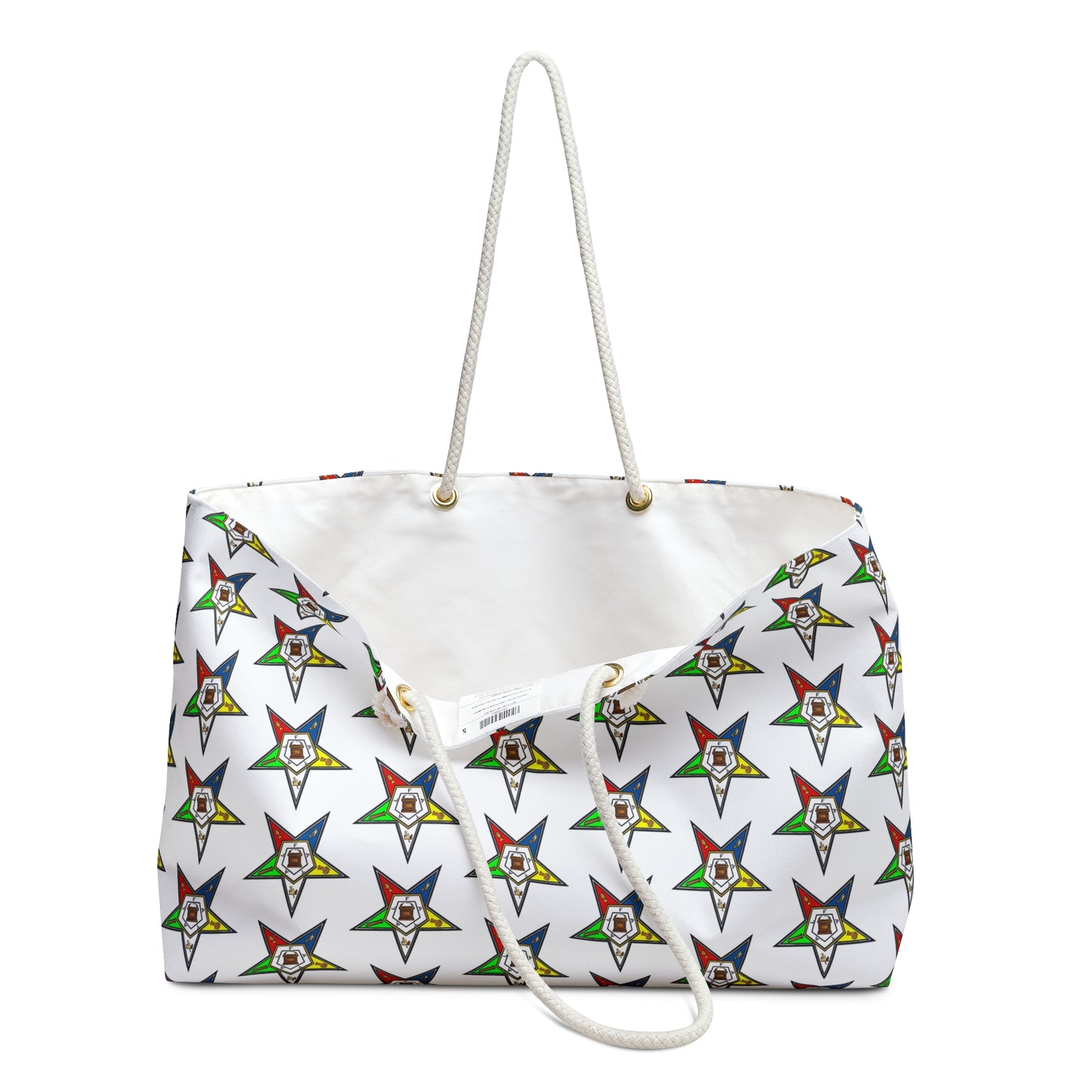 Vibrant Star-Pattern Weekender Bag - Stylish Tote for Travel, Gym, Beach, Eco-Friendly, Gift for Her