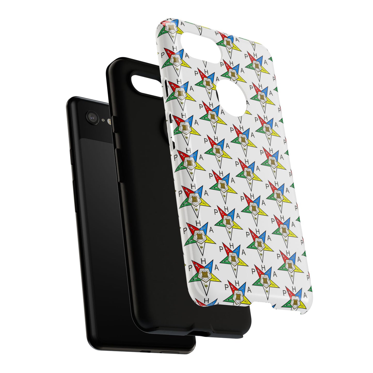 Colorful Phone Case for Tough Cases Lovers, Customizable Phone Accessories, Unique Gift, Durable Phone Cover, Fun Patterned Case
