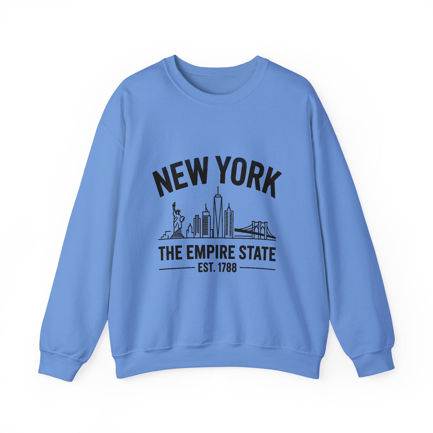 New York Skyline Crewneck Sweatshirt, Cozy NYC Apparel, Unisex Sweatshirt, Travel Souvenir, Urban Fashion, Gift for New Yorkers