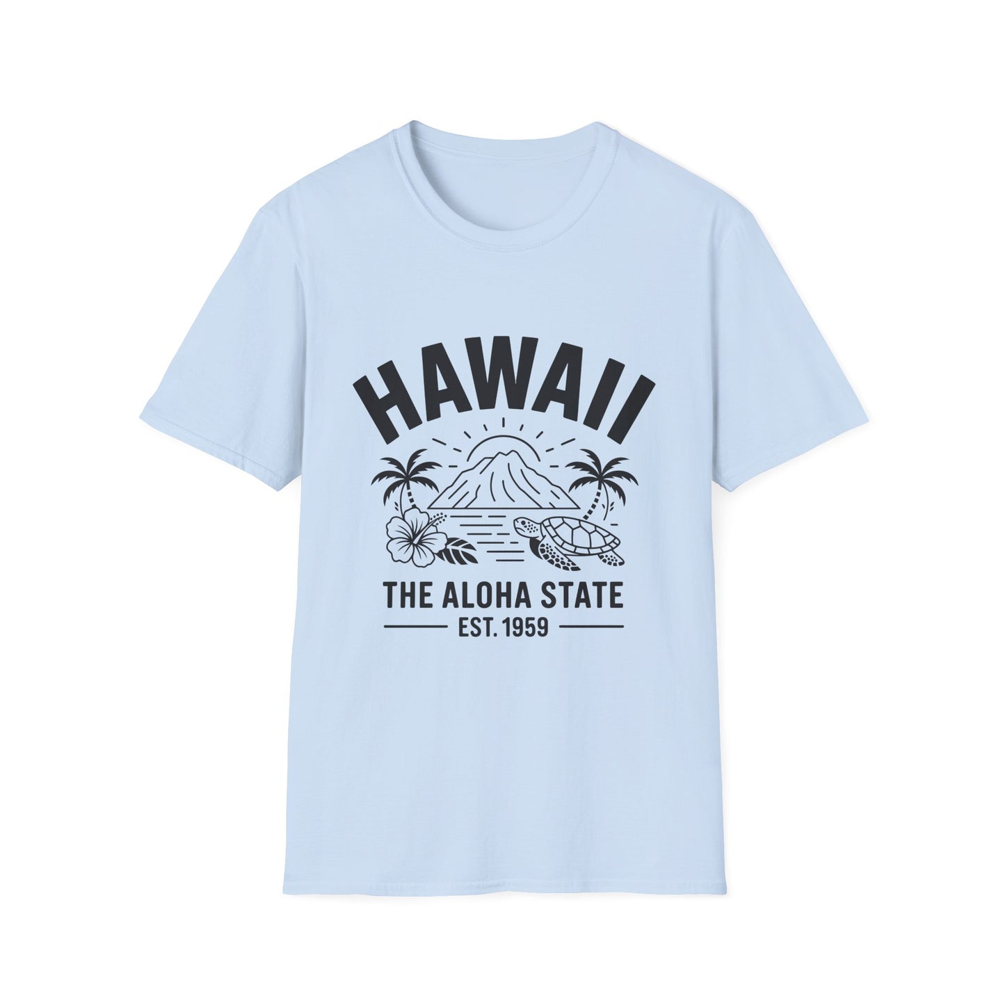 Hawaii Themed Unisex T-Shirt, Casual Summer Tee, Travel Souvenir, Beachwear, Gift for Aloha Lovers