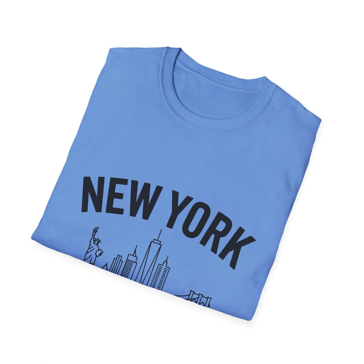 New York Skyline Unisex T-Shirt, NYC Shirt, Empire State Tee, Travel Souvenir, Urban Apparel