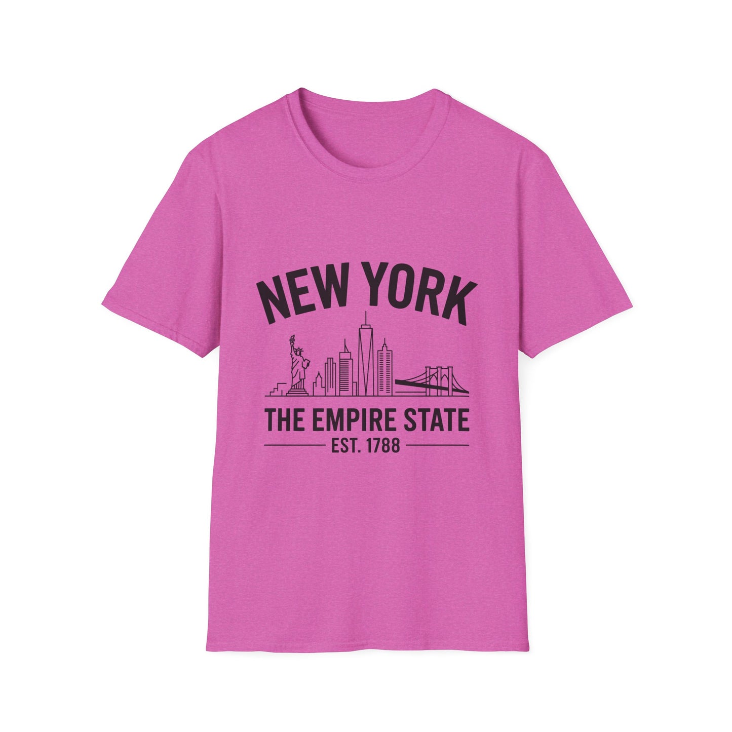 New York Skyline Unisex T-Shirt, NYC Shirt, Empire State Tee, Travel Souvenir, Urban Apparel