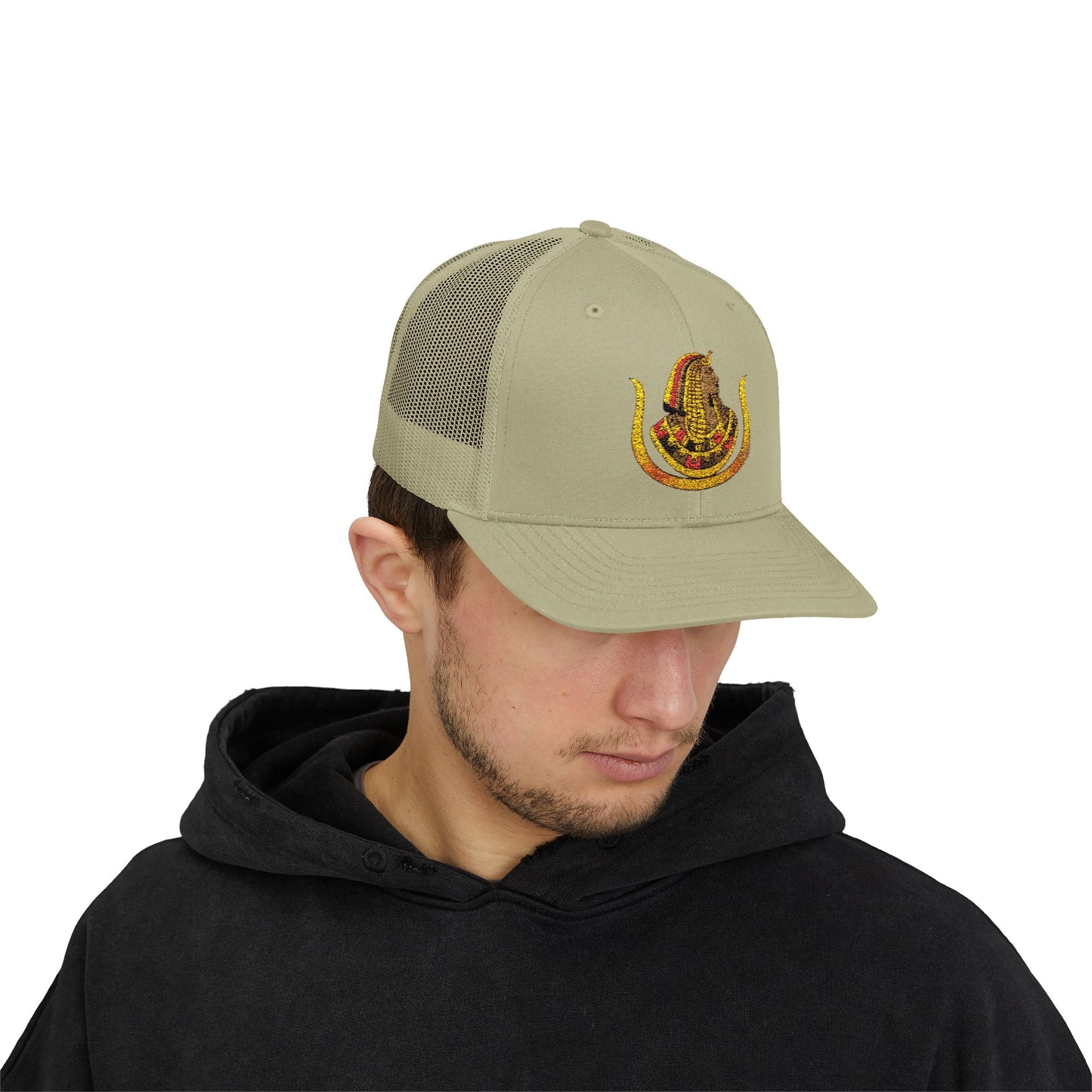 Egyptian Pharaoh Snapback Trucker Cap - Unique Stylish Hat for Festivals & Everyday Wear
