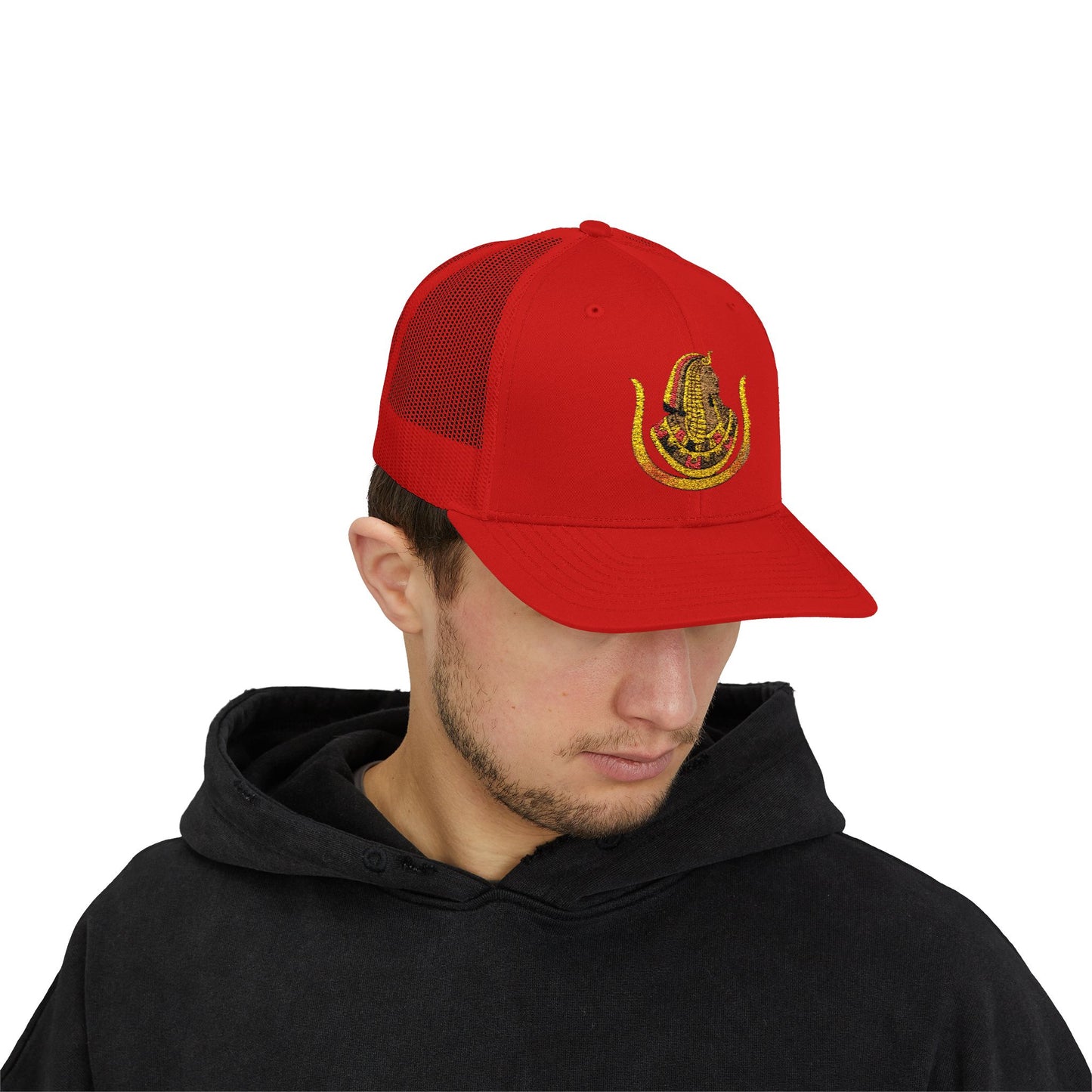 Egyptian Pharaoh Snapback Trucker Cap - Unique Stylish Hat for Festivals & Everyday Wear