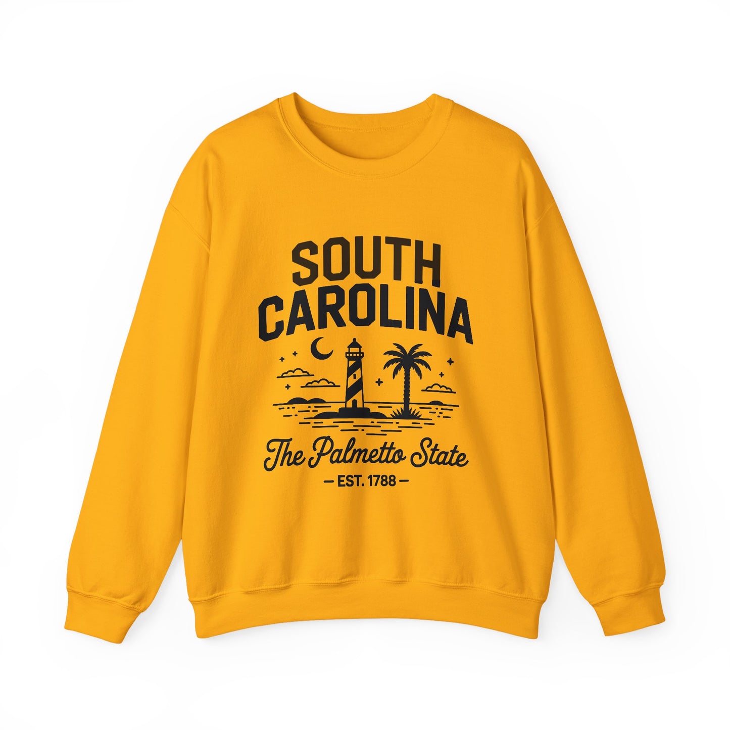 Cozy South Carolina Crewneck Sweatshirt | Unisex, Heavy Blend, Perfect for Spring & Fall, Casual Comfort, Travel, Beach Vibes