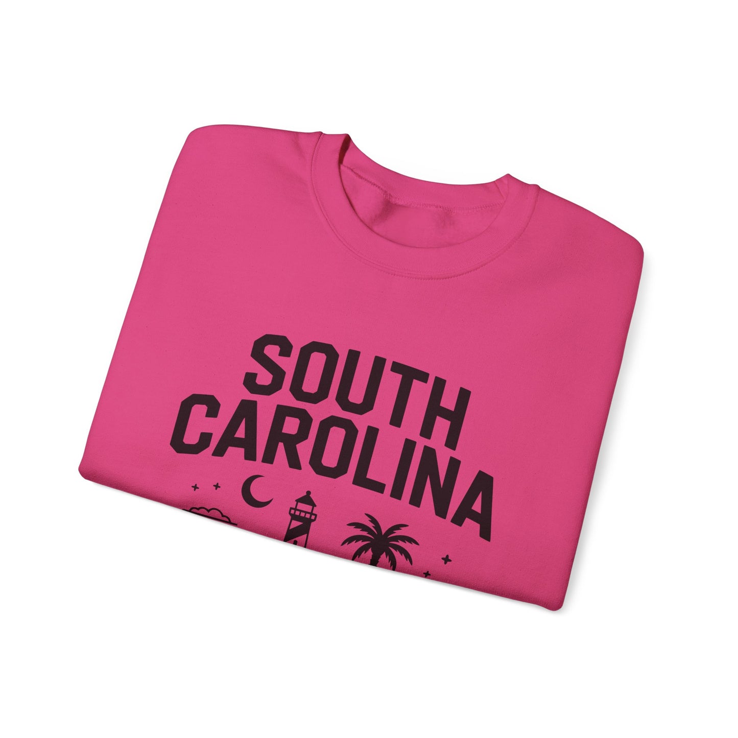 Cozy South Carolina Crewneck Sweatshirt | Unisex, Heavy Blend, Perfect for Spring & Fall, Casual Comfort, Travel, Beach Vibes
