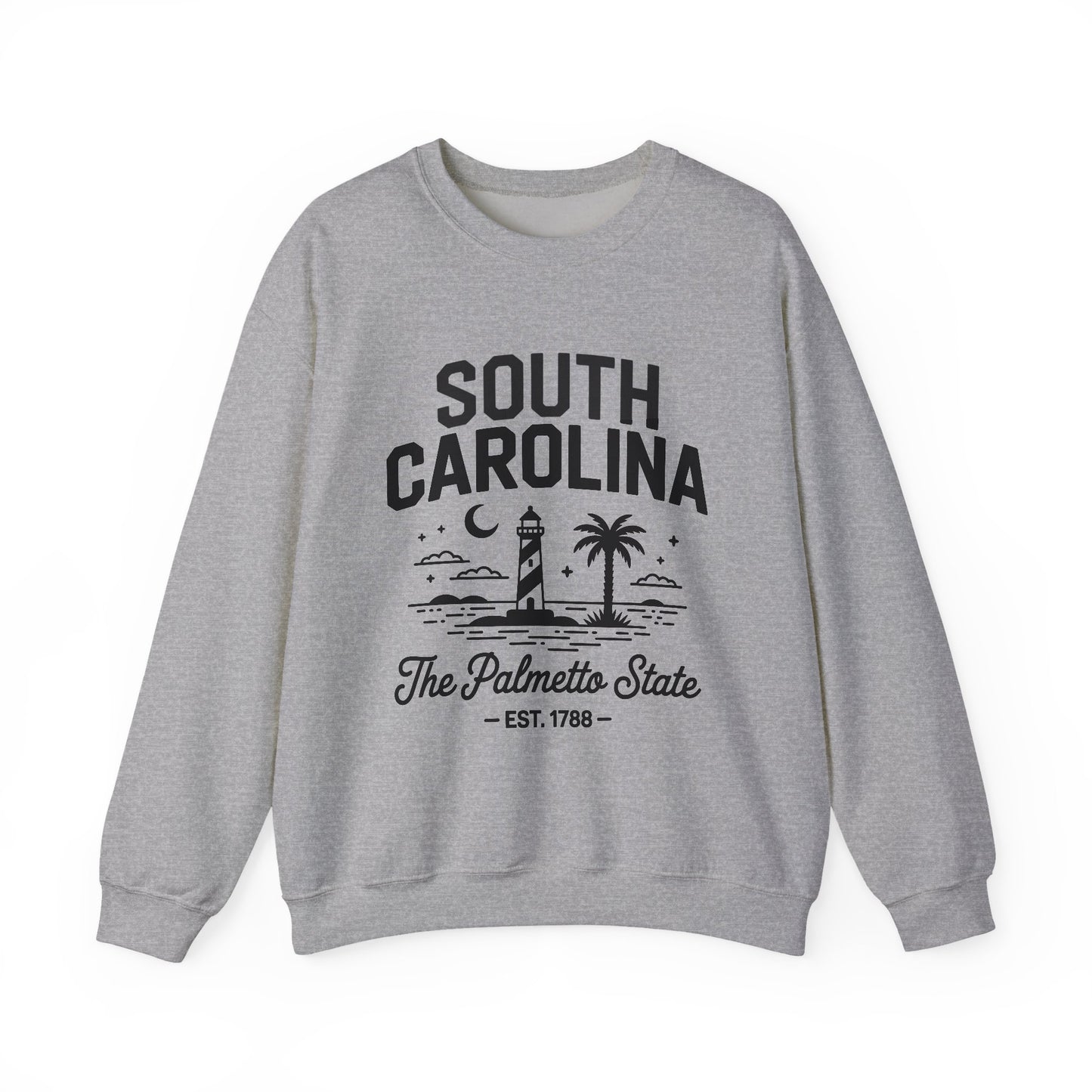 Cozy South Carolina Crewneck Sweatshirt | Unisex, Heavy Blend, Perfect for Spring & Fall, Casual Comfort, Travel, Beach Vibes