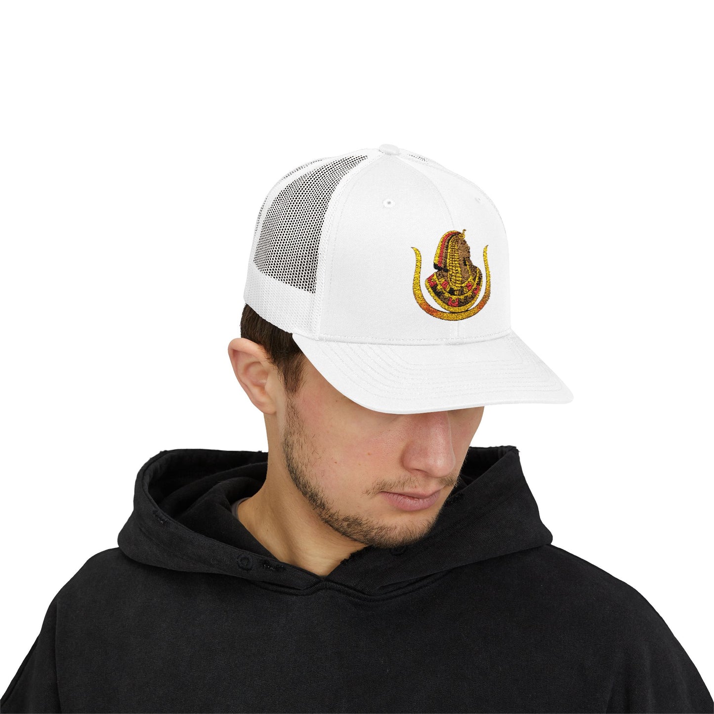 Egyptian Pharaoh Snapback Trucker Cap - Unique Stylish Hat for Festivals & Everyday Wear