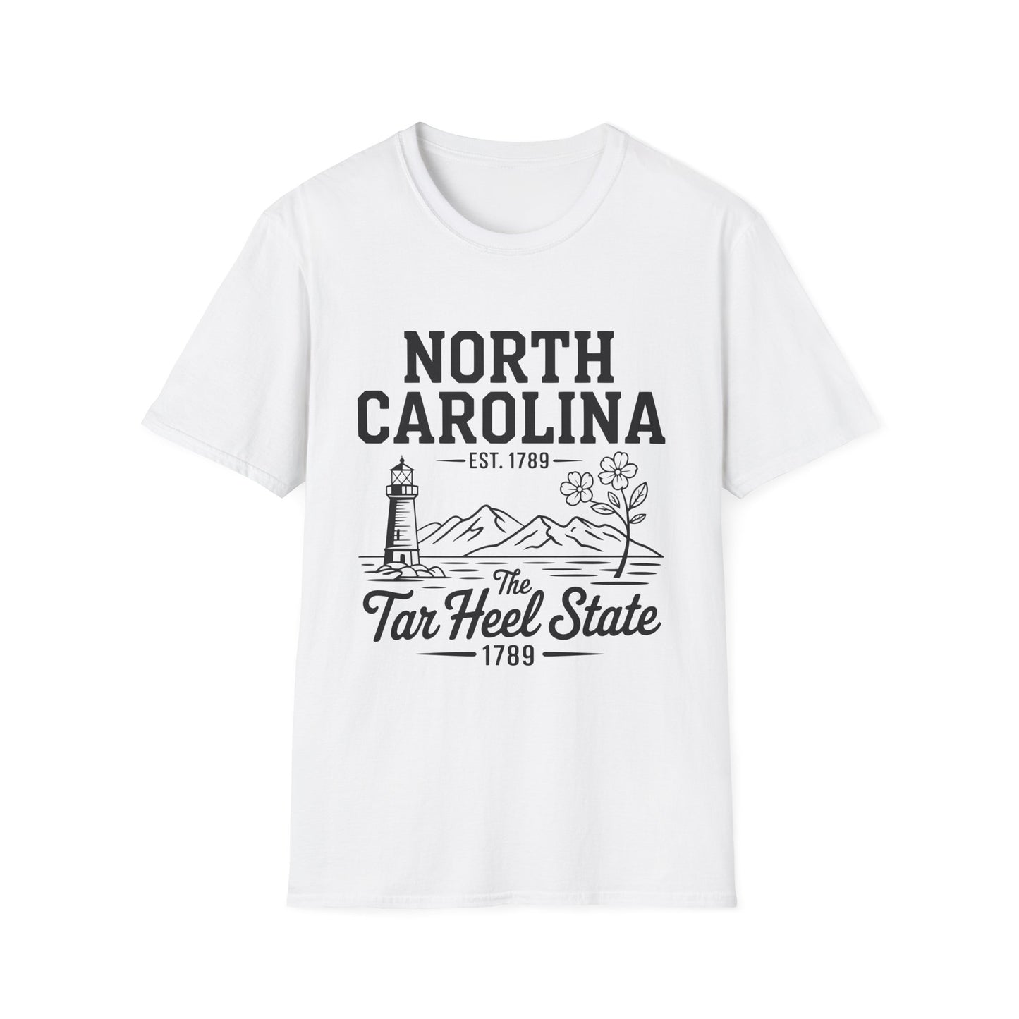 North Carolina State Pride Unisex T-Shirt, Great gift for locals, Souvenir Tee, Comfortable casual wear, Family reunion shirt, Travel [...]