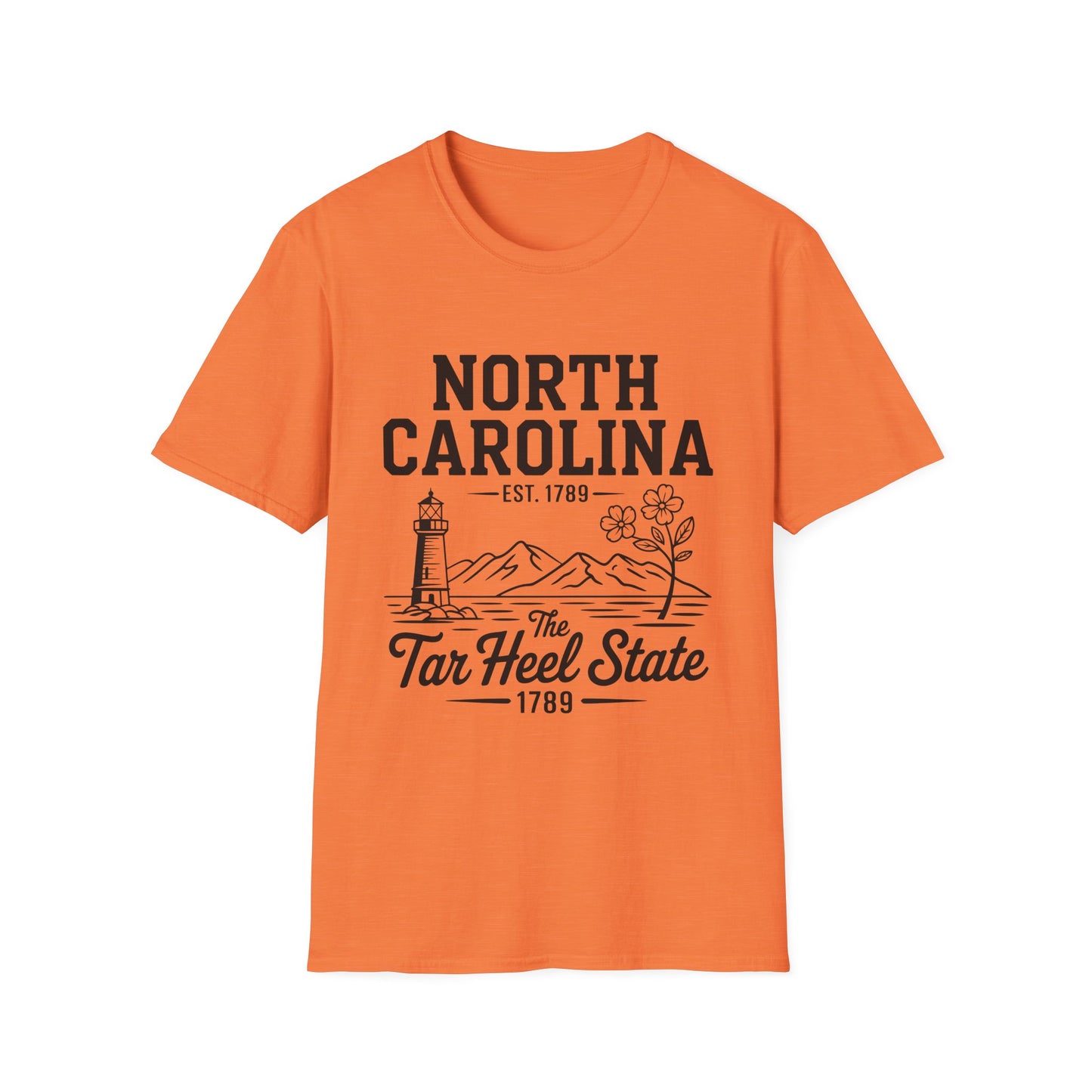 North Carolina State Pride Unisex T-Shirt, Great gift for locals, Souvenir Tee, Comfortable casual wear, Family reunion shirt, Travel [...]