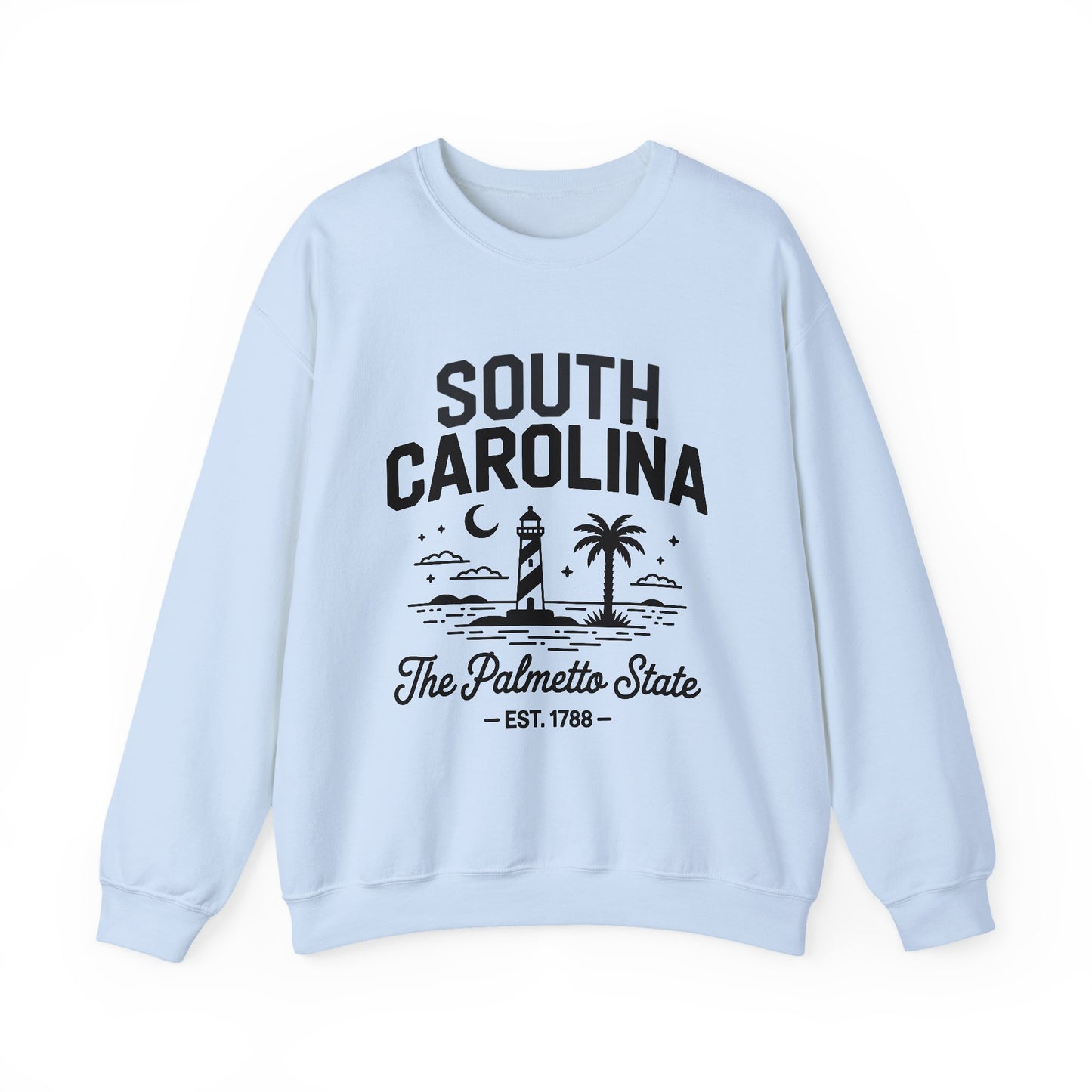 Cozy South Carolina Crewneck Sweatshirt | Unisex, Heavy Blend, Perfect for Spring & Fall, Casual Comfort, Travel, Beach Vibes