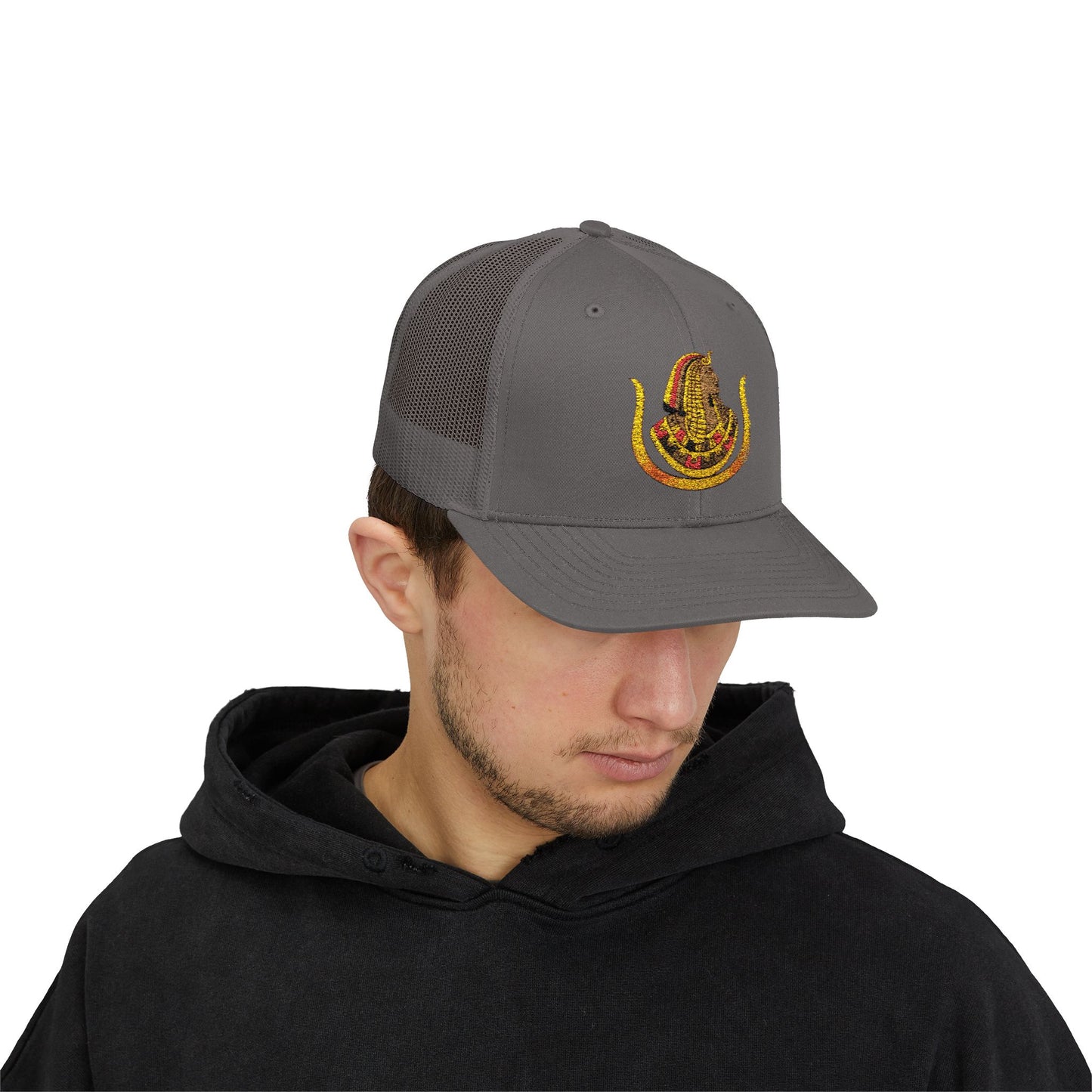 Egyptian Pharaoh Snapback Trucker Cap - Unique Stylish Hat for Festivals & Everyday Wear