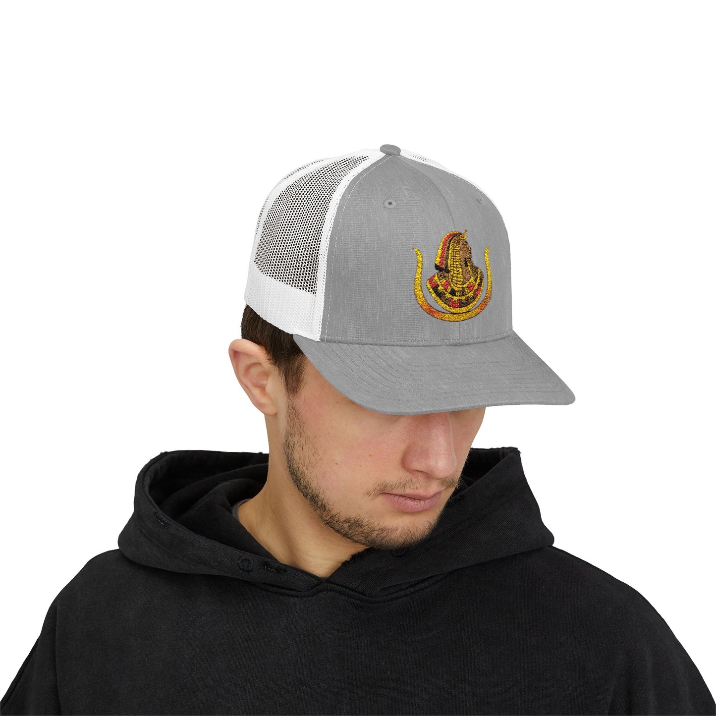 Egyptian Pharaoh Snapback Trucker Cap - Unique Stylish Hat for Festivals & Everyday Wear
