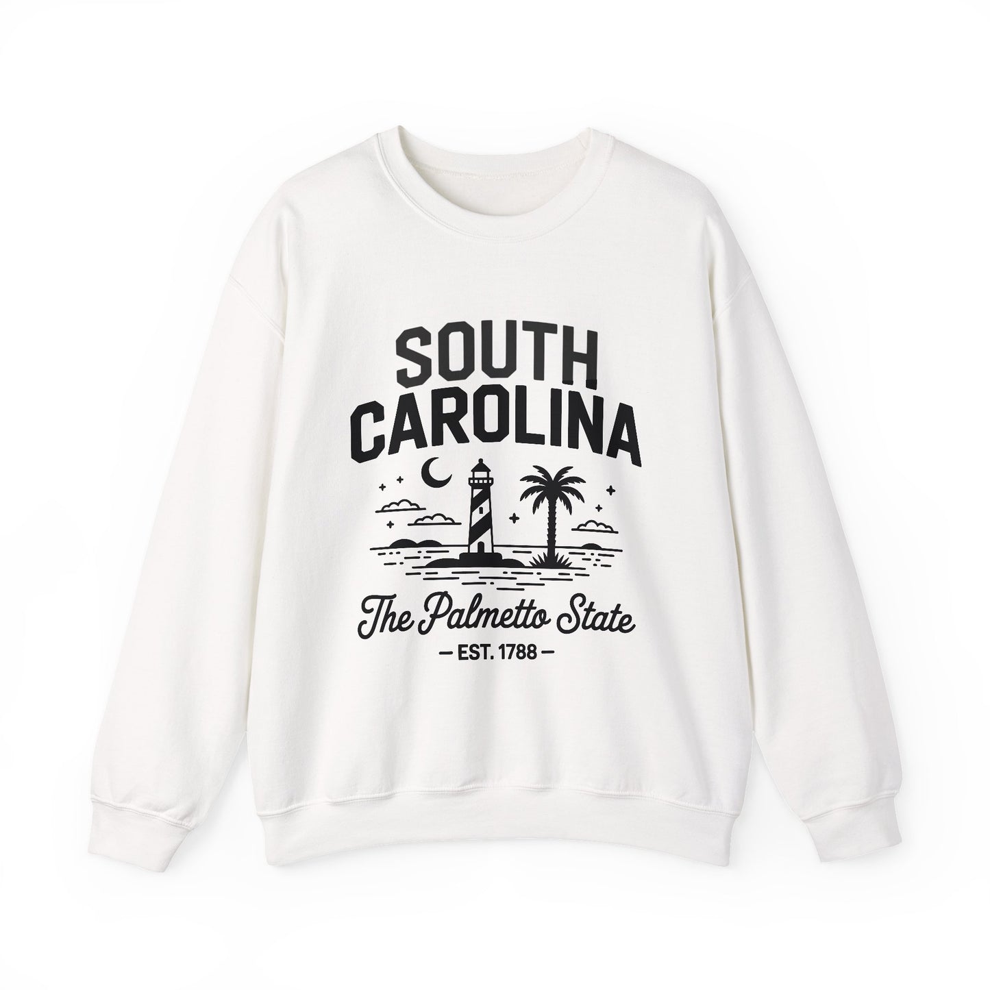 Cozy South Carolina Crewneck Sweatshirt | Unisex, Heavy Blend, Perfect for Spring & Fall, Casual Comfort, Travel, Beach Vibes