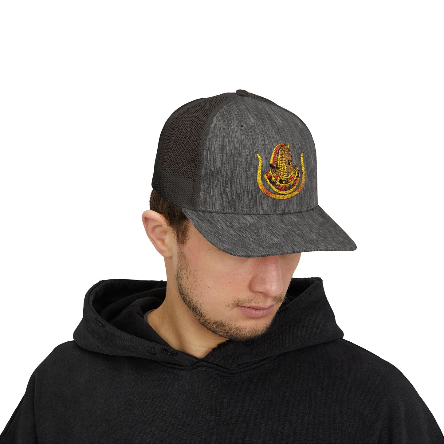 Egyptian Pharaoh Snapback Trucker Cap - Unique Stylish Hat for Festivals & Everyday Wear