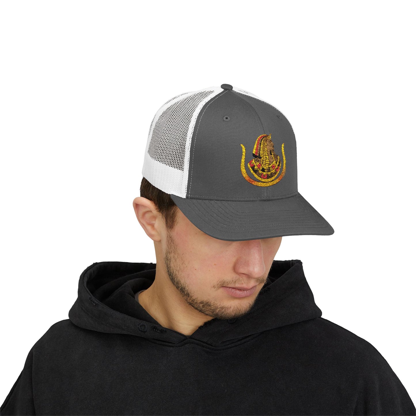 Egyptian Pharaoh Snapback Trucker Cap - Unique Stylish Hat for Festivals & Everyday Wear