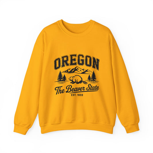 Oregon Adventure Sweatshirt - Cozy State Pride Crewneck, Great for Gifts, Travel, Fall, and Outdoor Lovers, Unisex Casual Wear