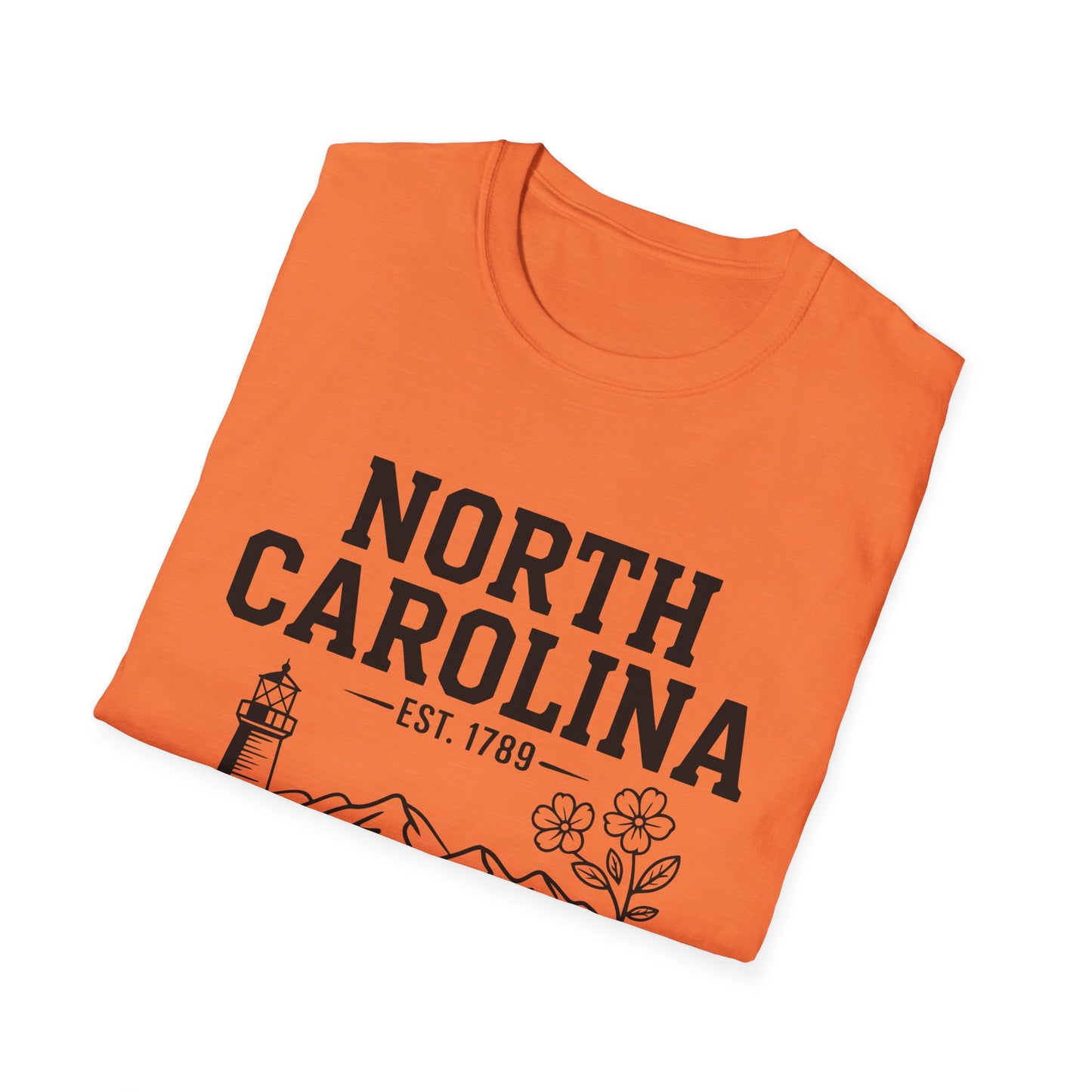 North Carolina State Pride Unisex T-Shirt, Great gift for locals, Souvenir Tee, Comfortable casual wear, Family reunion shirt, Travel [...]
